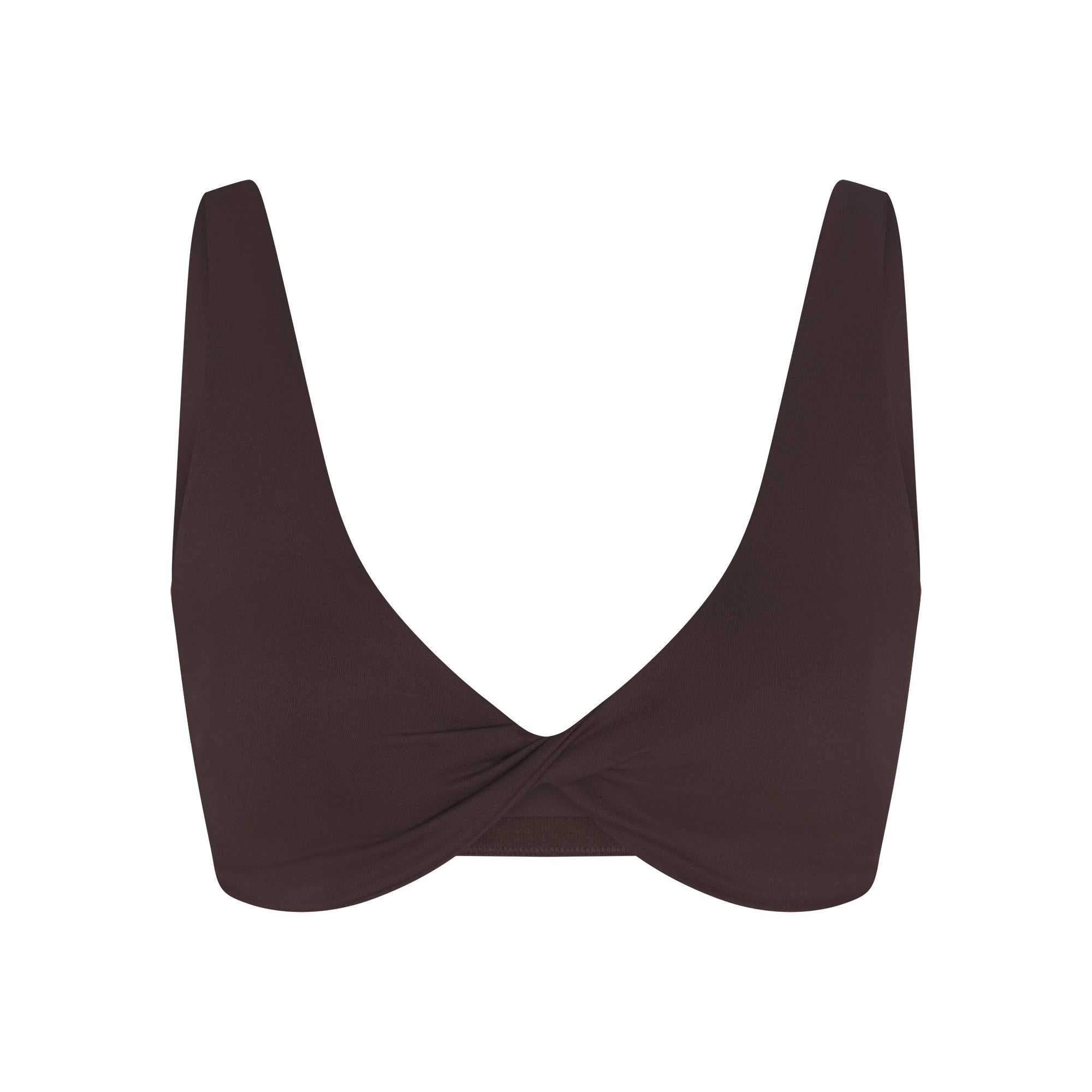 NikeSKIMS MATTE TWIST-FRONT BRA | DARK SEPIA - Sneaker Türkiye