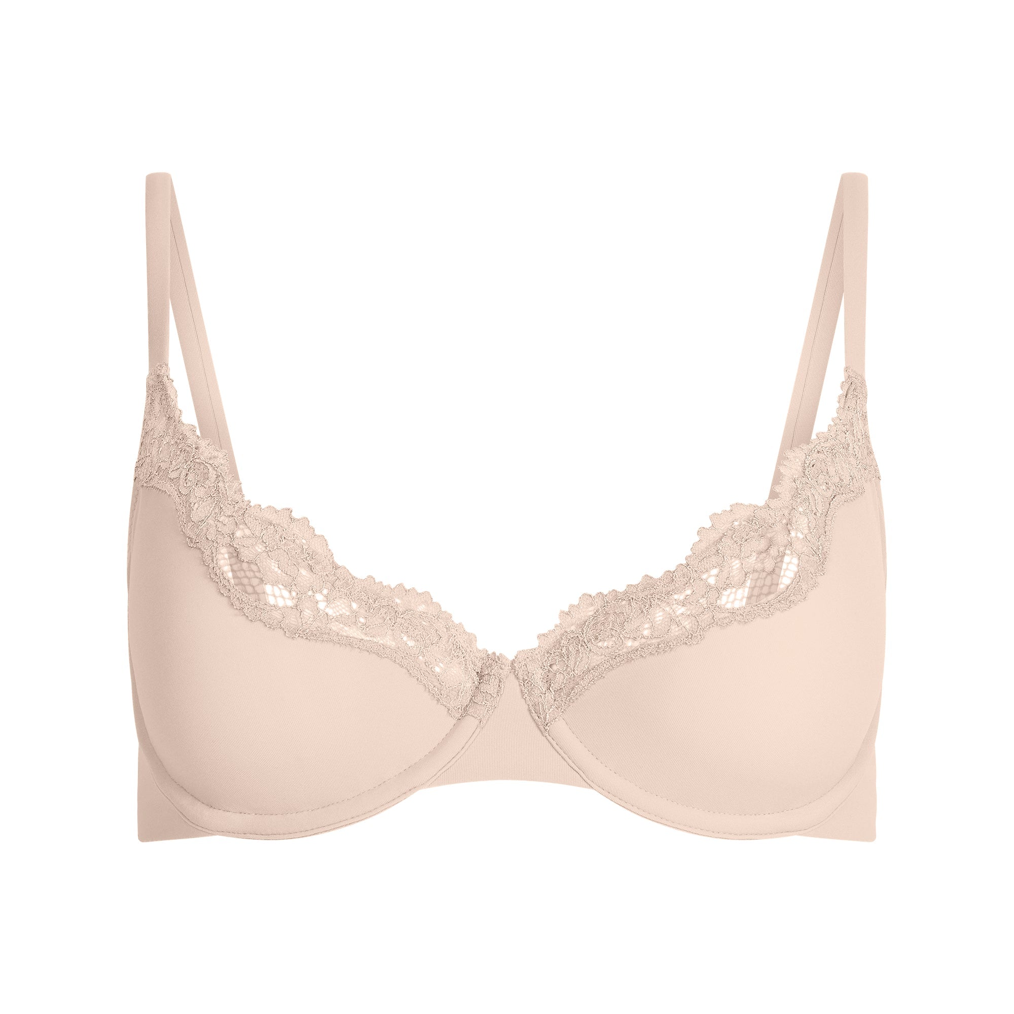 SKIMS FITS EVERYBODY LACE UNLINED SCOOP BRA | PRIMROSE - Sneaker Türkiye