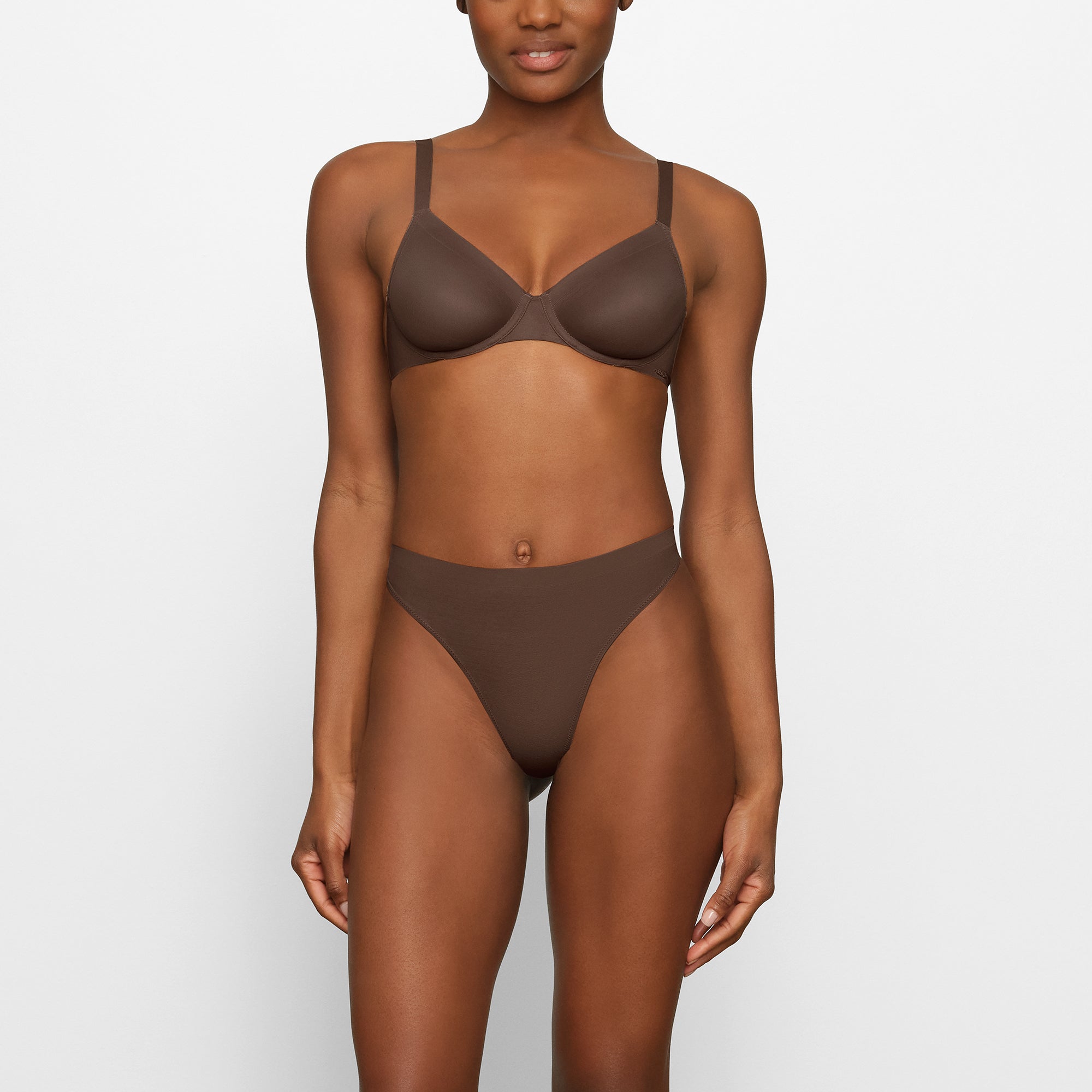 SKIMS NO SHOW UNLINED DEMI BRA | ESPRESSO - Sneaker Türkiye