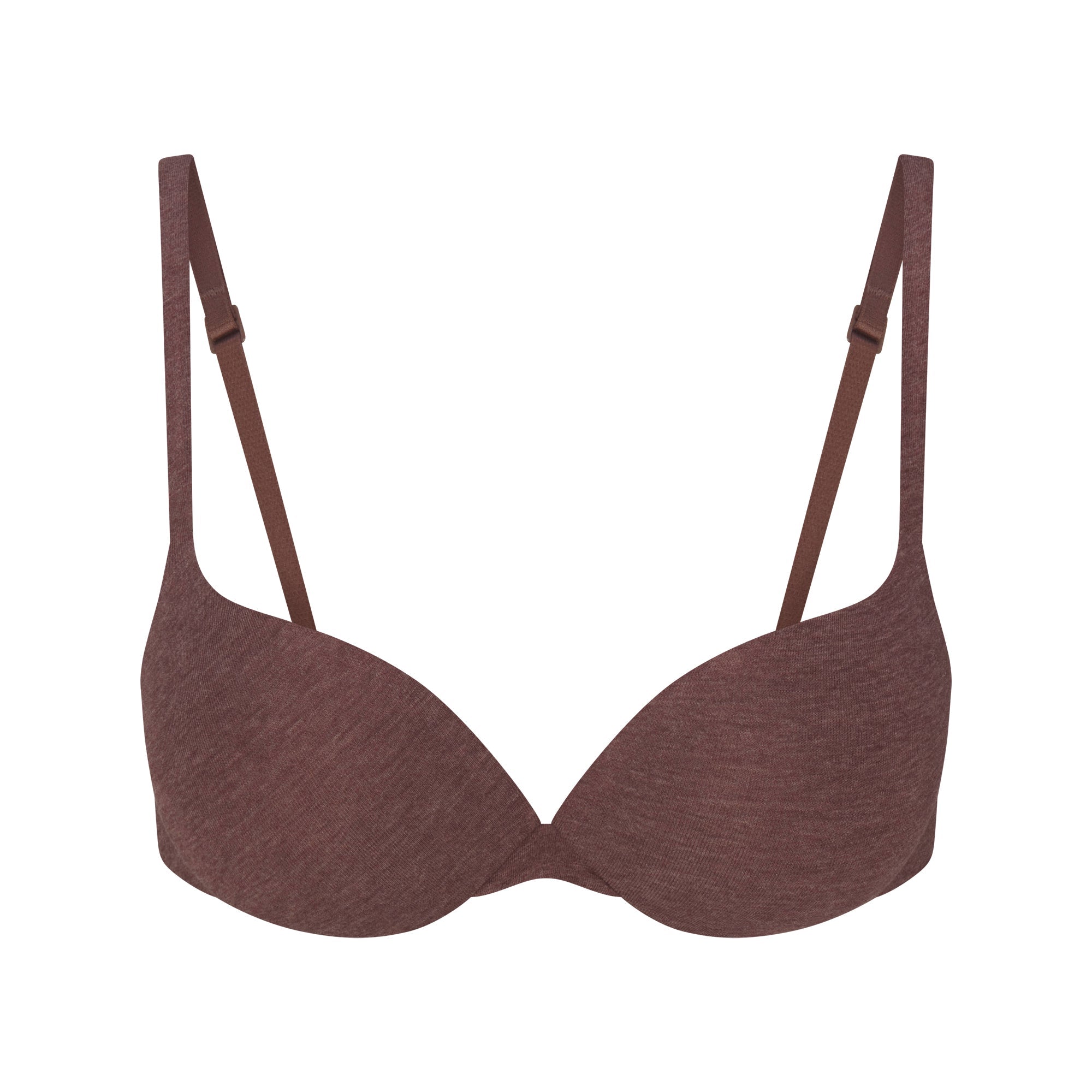 SKIMS EVERYDAY COTTON ULTIMATE TEARDROP PUSH-UP BRA | COCOA HEATHER - Sneaker Türkiye