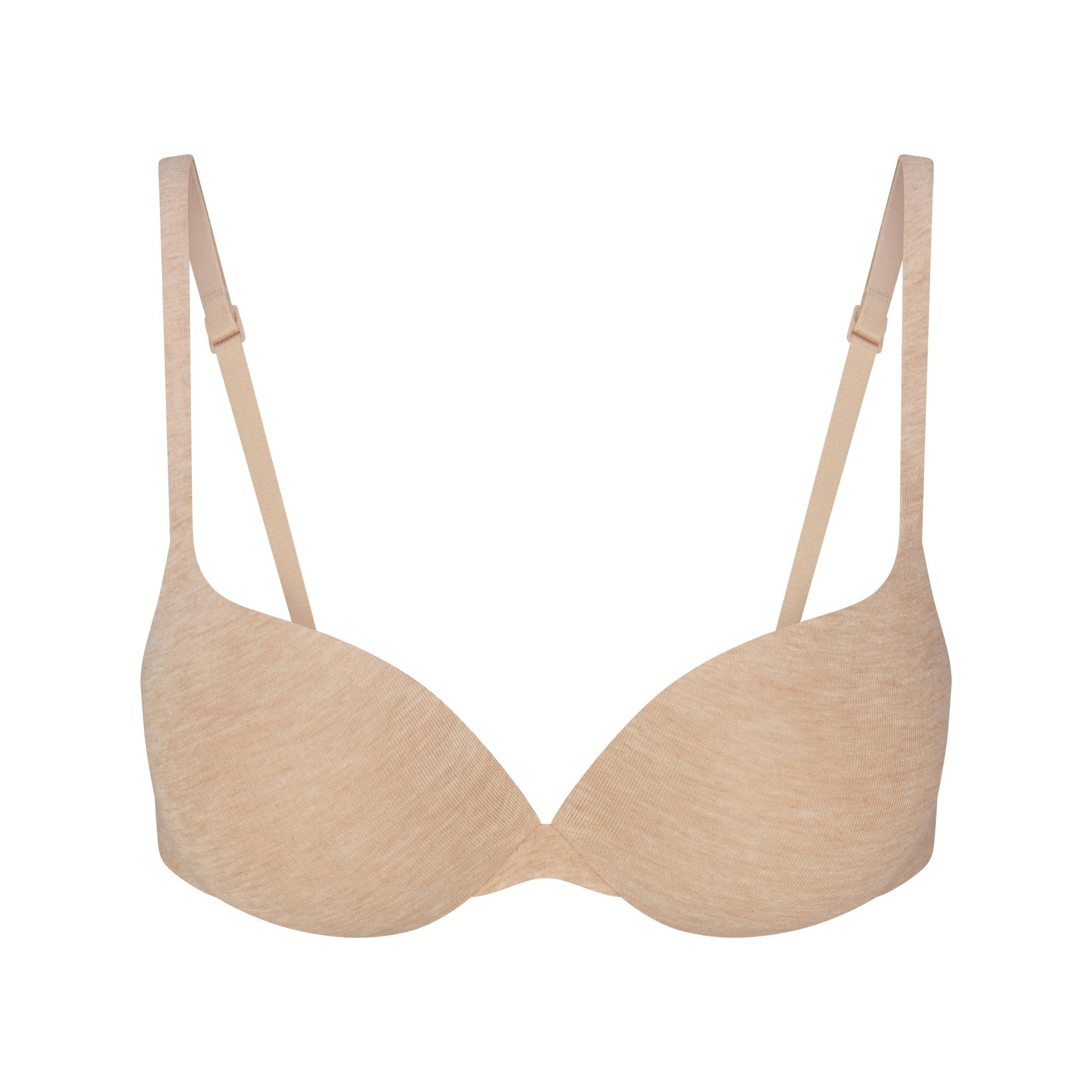 SKIMS EVERYDAY COTTON ULTIMATE TEARDROP PUSH-UP BRA | CLAY HEATHER - Sneaker Türkiye