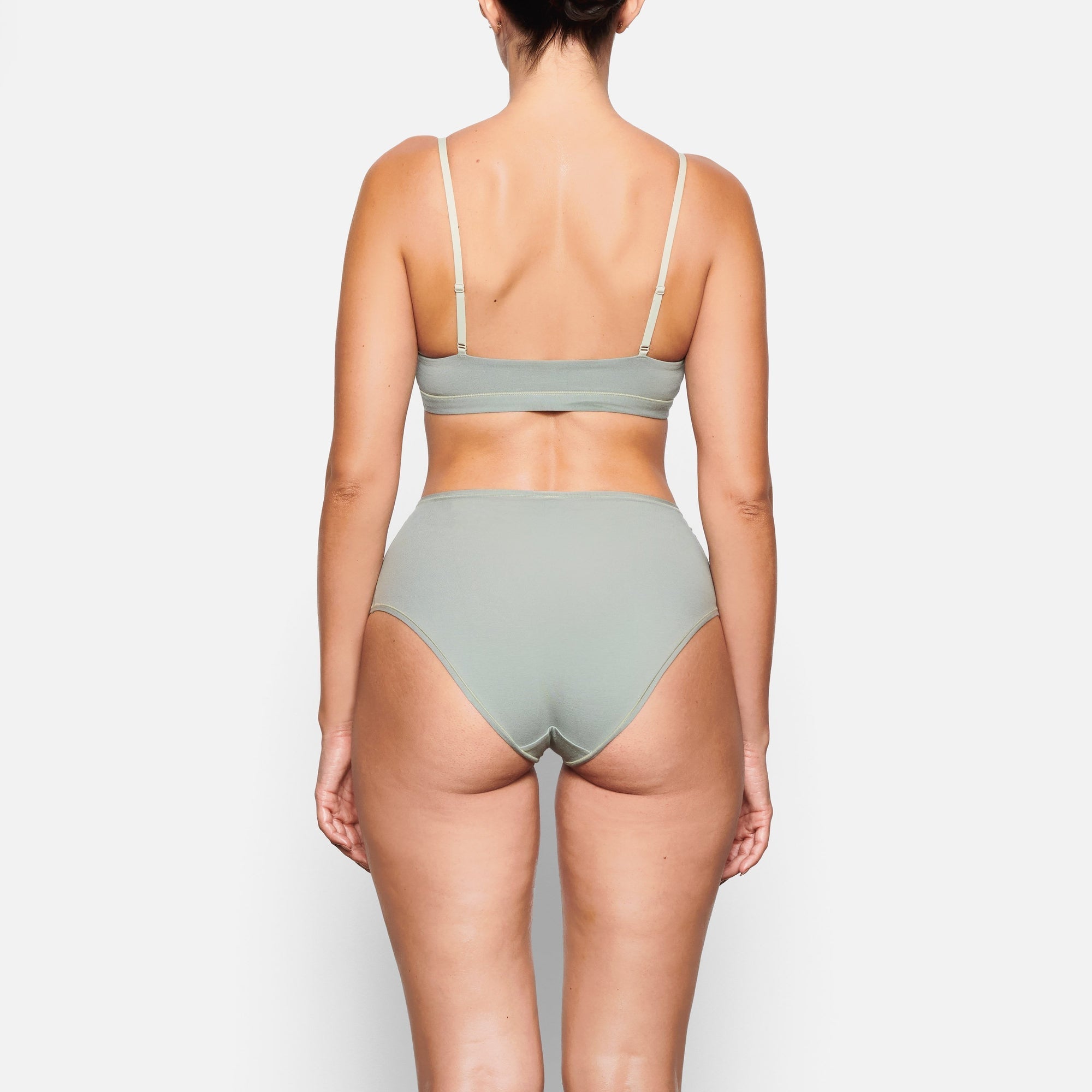 SKIMS COTTON JERSEY SCOOP BRALETTE | MINERAL - Sneaker Türkiye