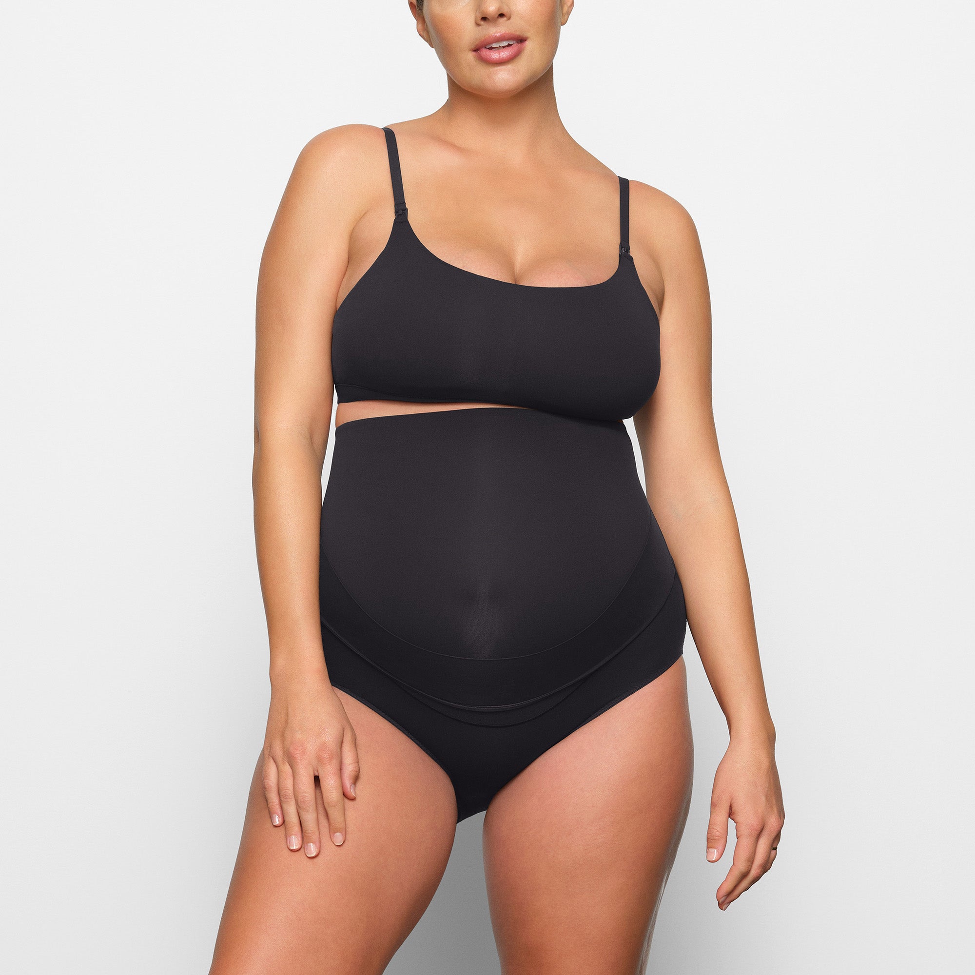 SKIMS FITS EVERYBODY MATERNITY PUMPING SCOOP BRALETTE | ONYX - Sneaker Türkiye