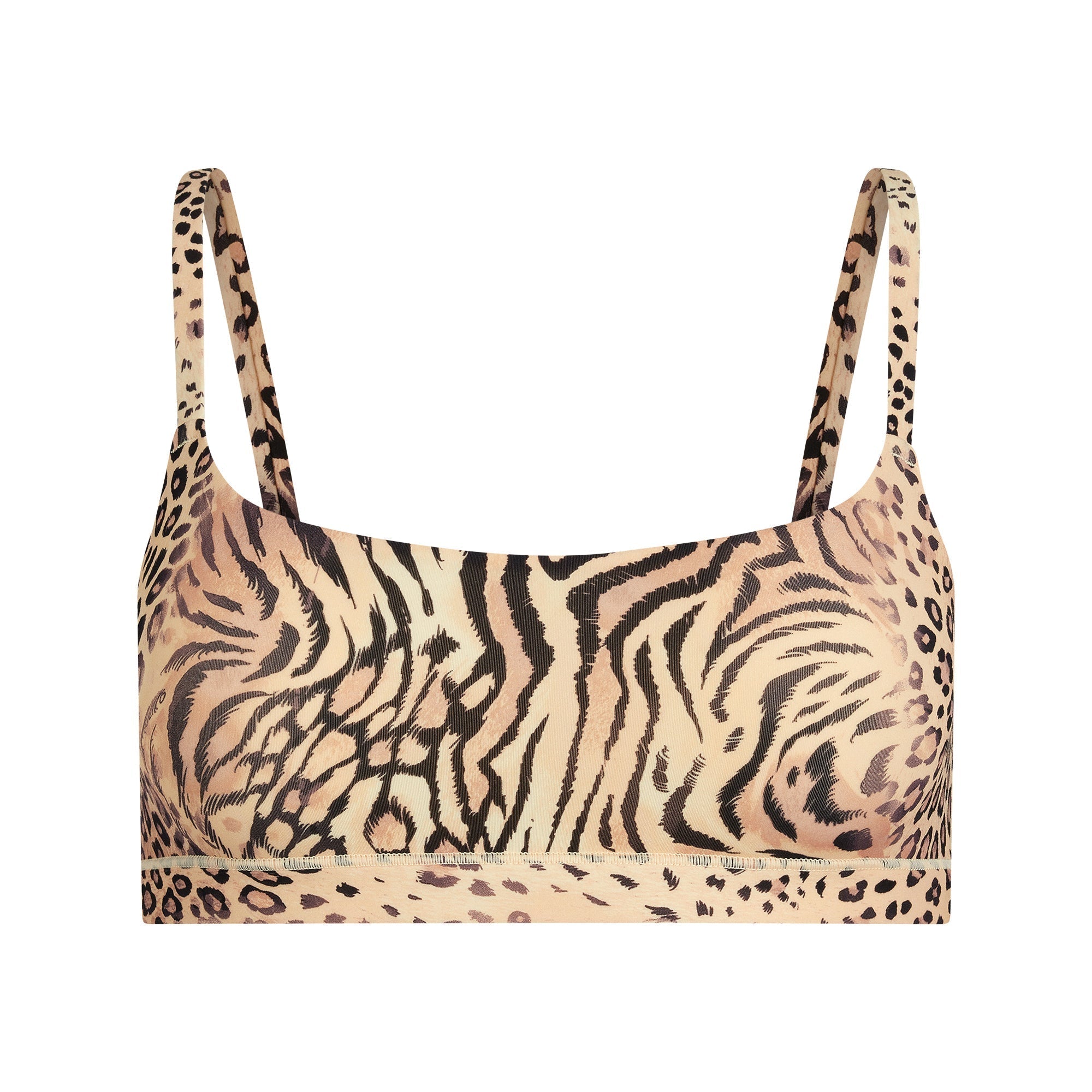 SKIMS FITS EVERYBODY SCOOP BRALETTE | SAND MULTI ANIMAL - Sneaker Türkiye