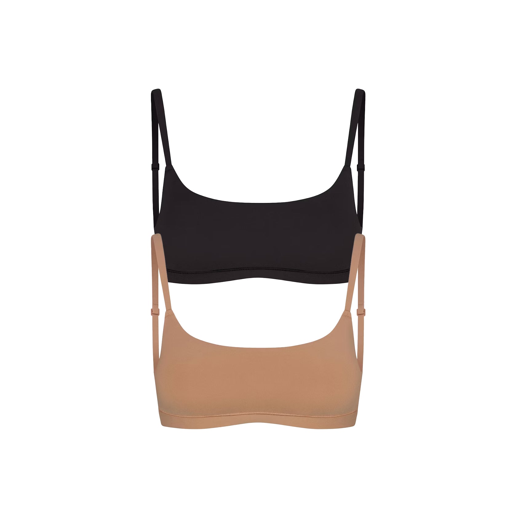 SKIMS FITS EVERYBODY SCOOP BRALETTE 2-PACK | SIENNA AND ONYX - Sneaker Türkiye