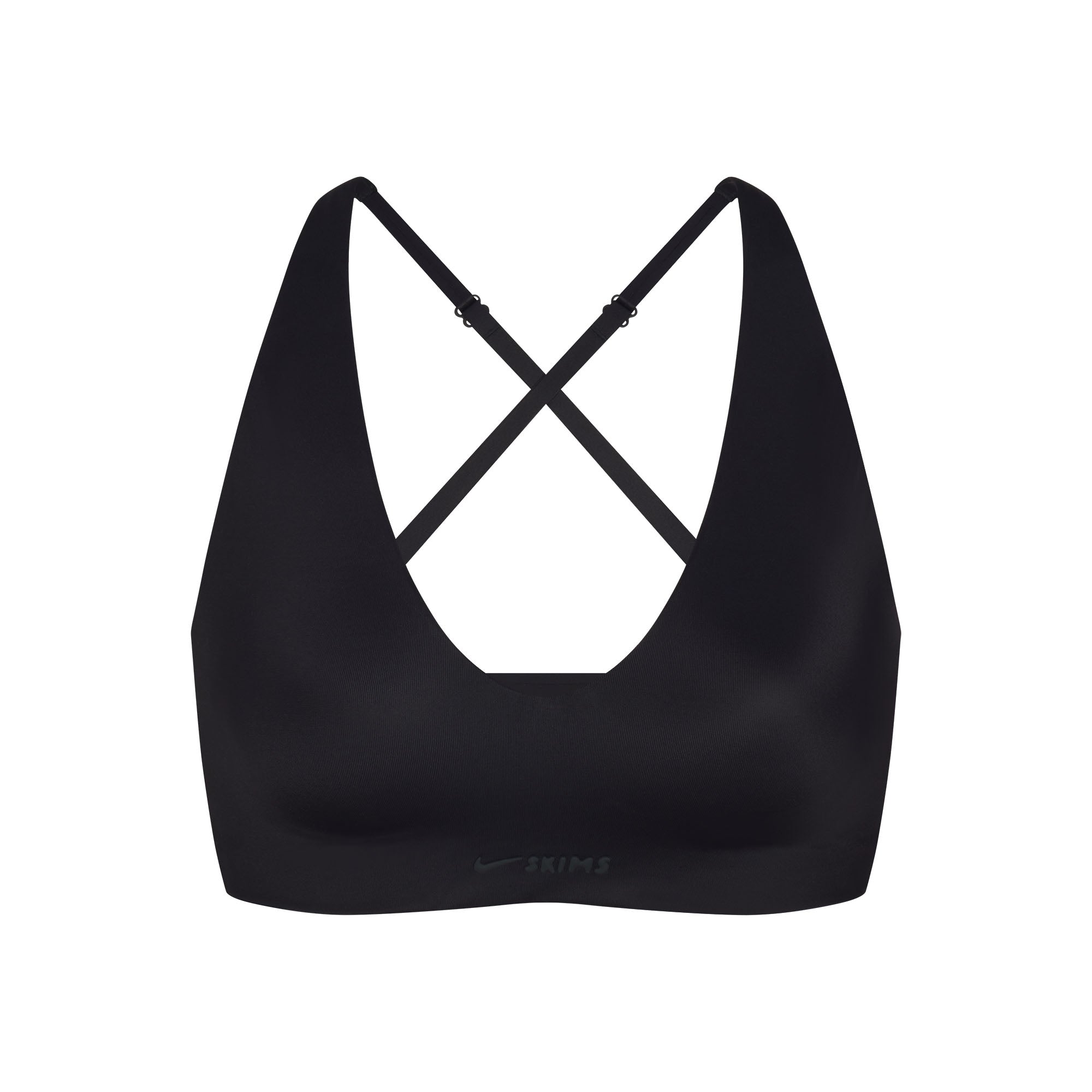 NikeSKIMS SHINE V-NECK BRA | OBSIDIAN - Sneaker Türkiye