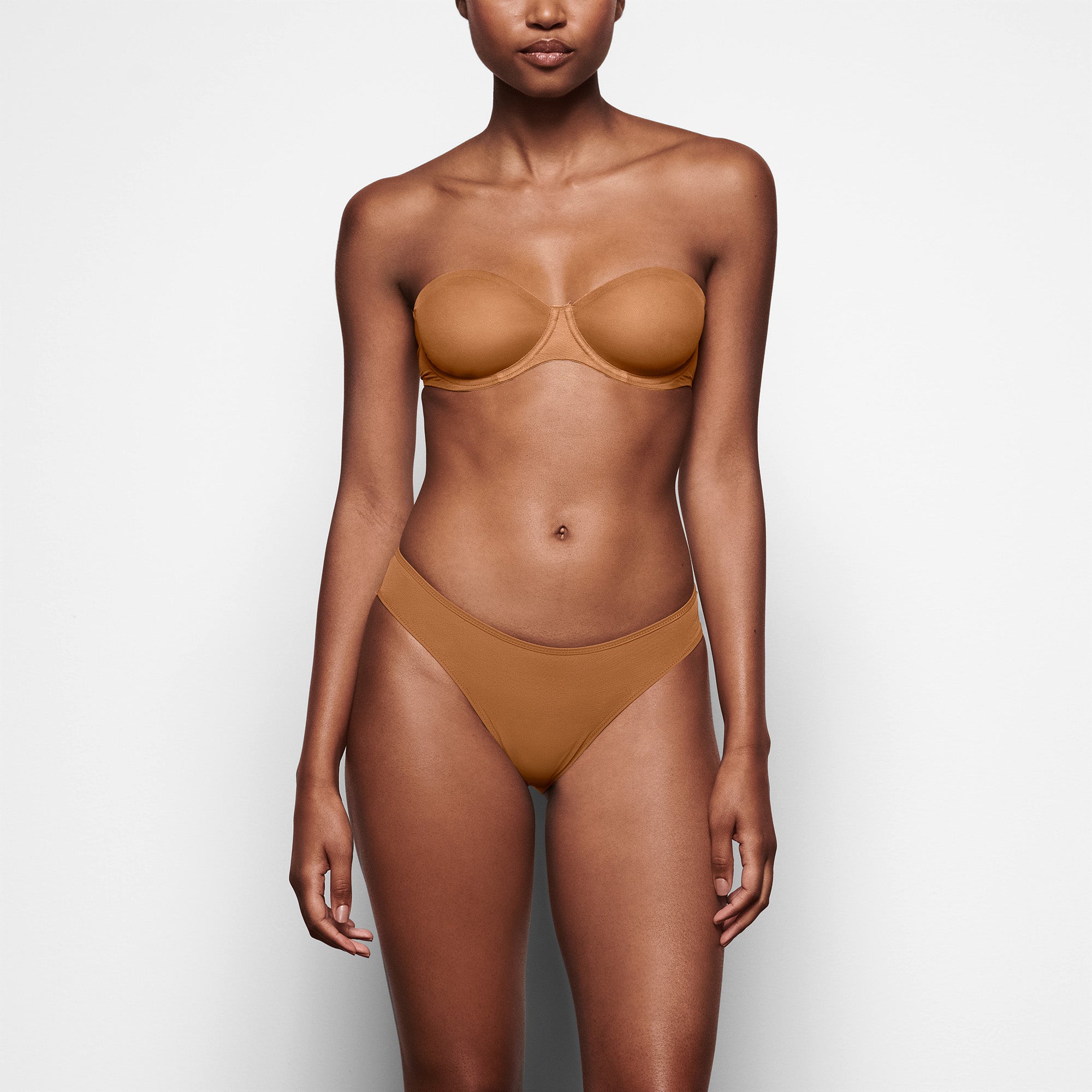 SKIMS ULTRA FINE MESH STRAPLESS BRA | BRONZE - Sneaker Türkiye