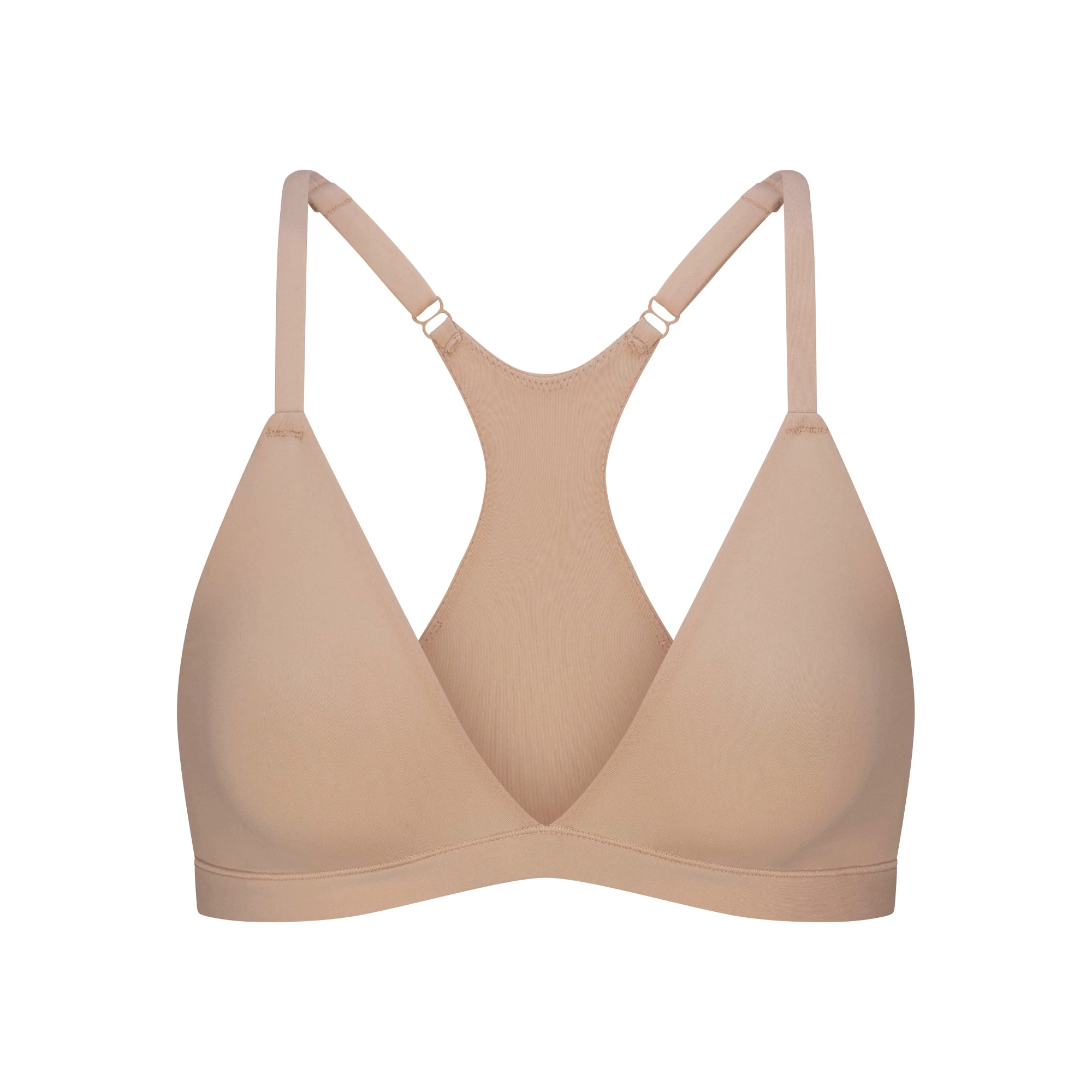 SKIMS FITS EVERYBODY RACERBACK TRIANGLE BRALETTE | CLAY - Sneaker Türkiye