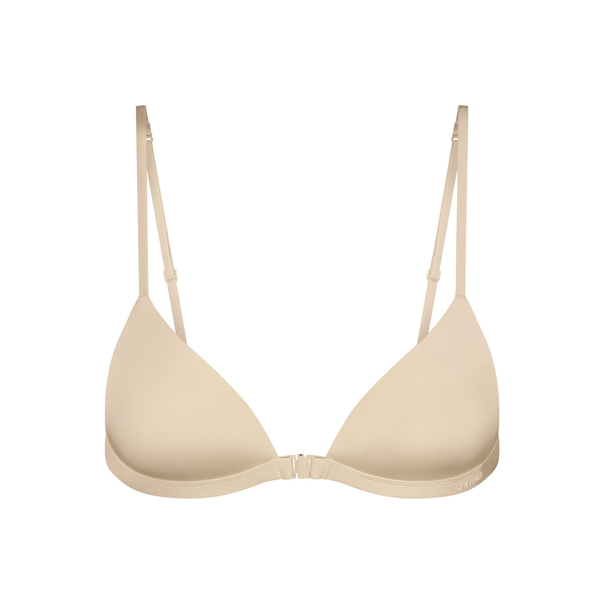 SKIMS WIRELESS FORM TRIANGLE FRONT CLOSE SUPER PUSH-UP BRA | SAND - Sneaker Türkiye