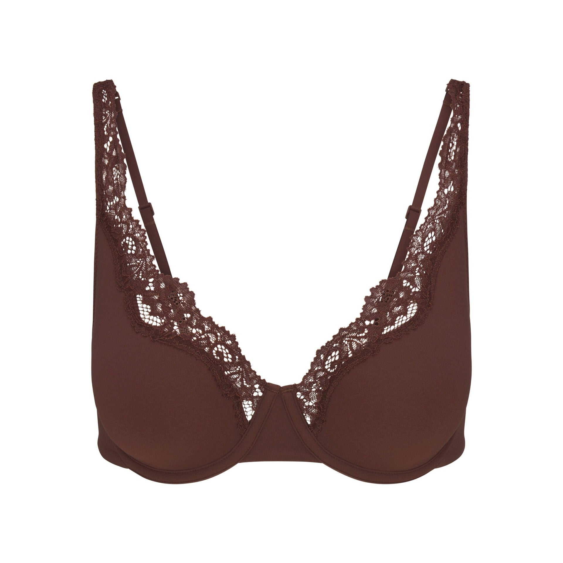 SKIMS FITS EVERYBODY LACE UNLINED FULL COVERAGE BRA | COCOA - Sneaker Türkiye
