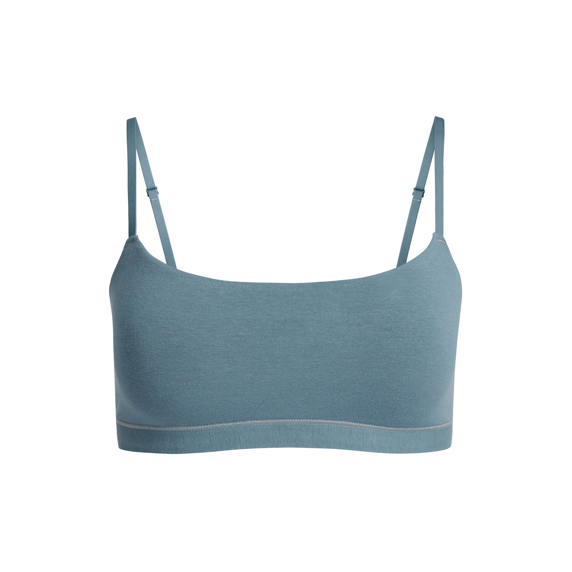 SKIMS COTTON JERSEY SCOOP BRALETTE | KYANITE - Sneaker Türkiye
