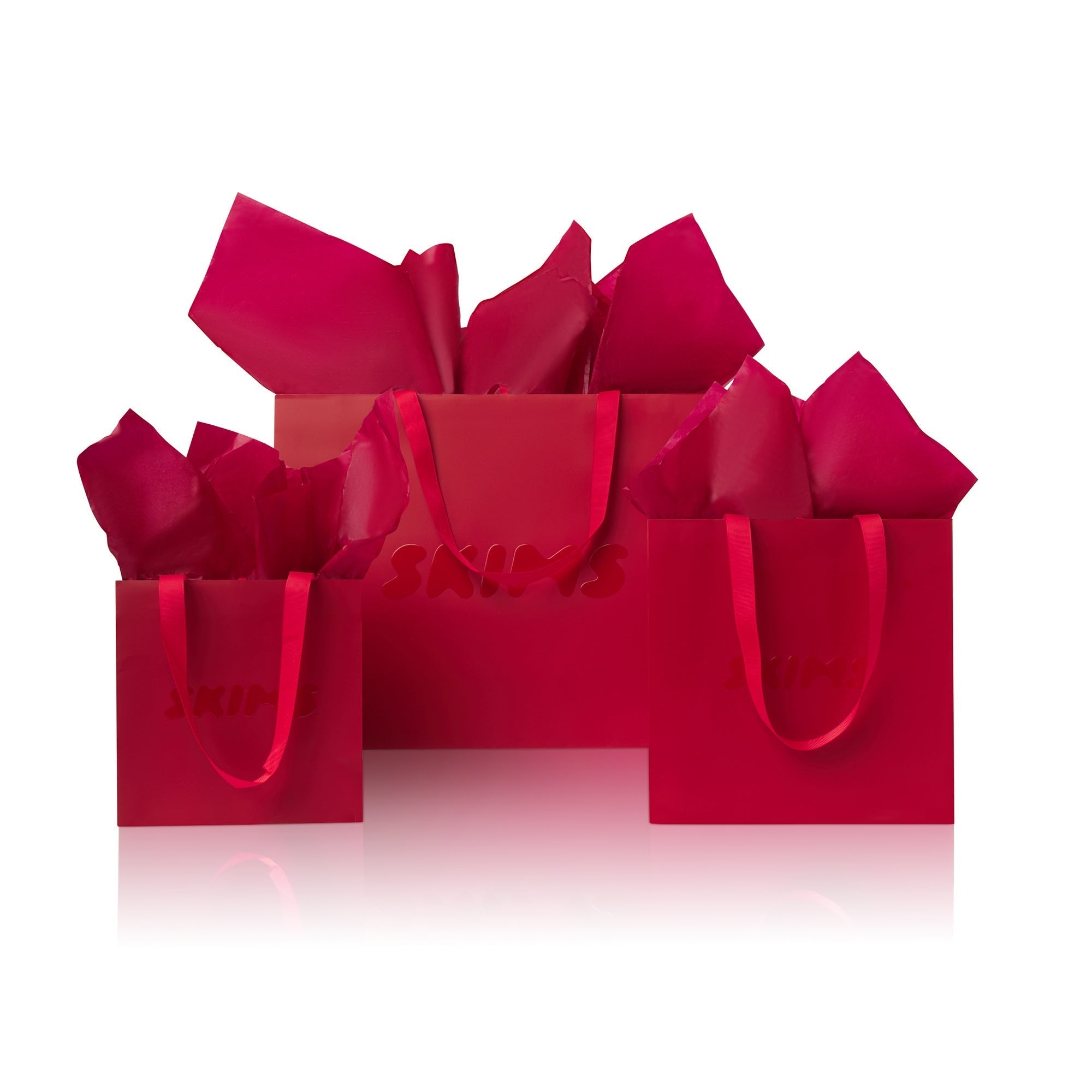SKIMS GIFT BAG | MATTE RED - Sneaker Türkiye