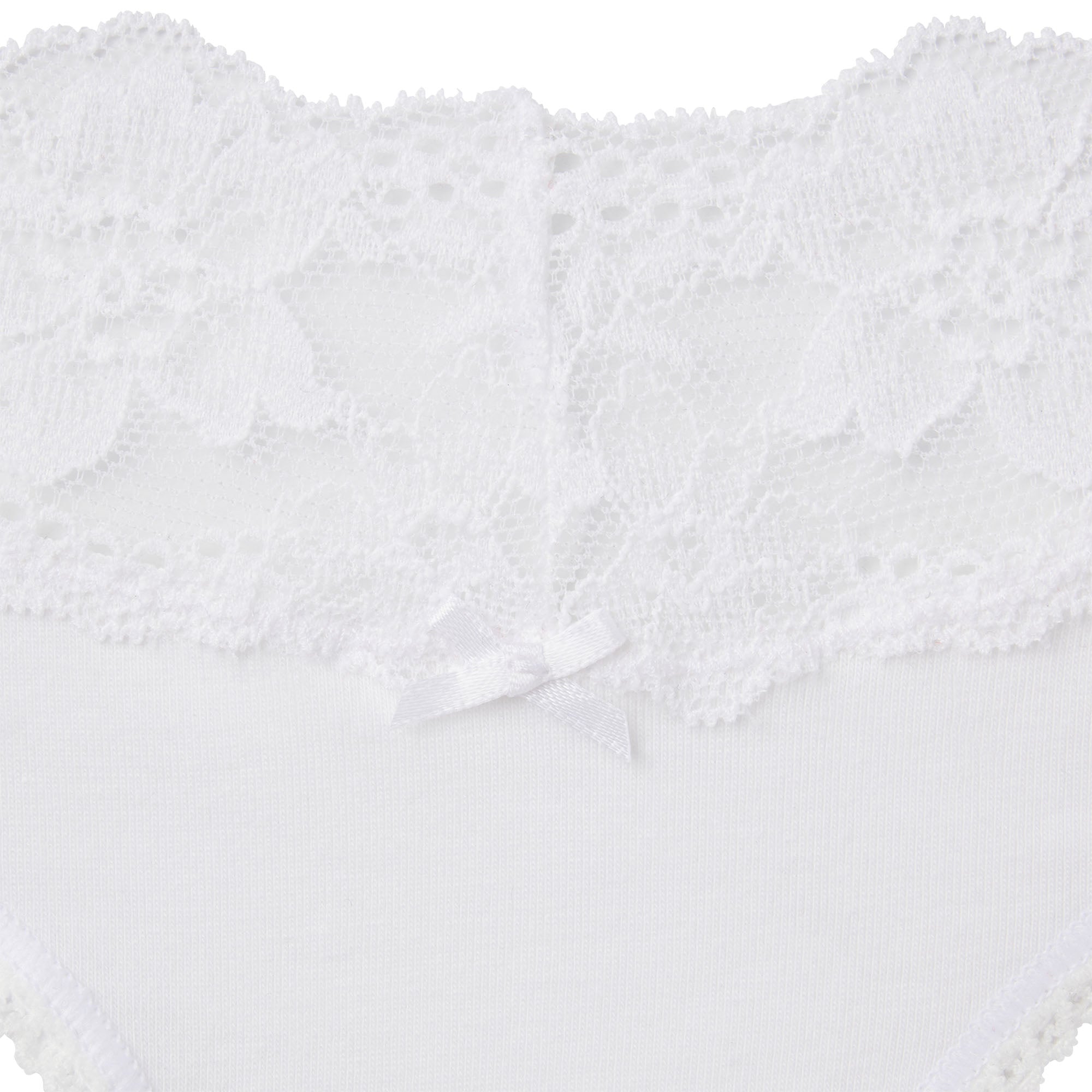 SKIMS LIGHTWEIGHT COTTON WIDE LACE THONG | SNOW - Sneaker Türkiye