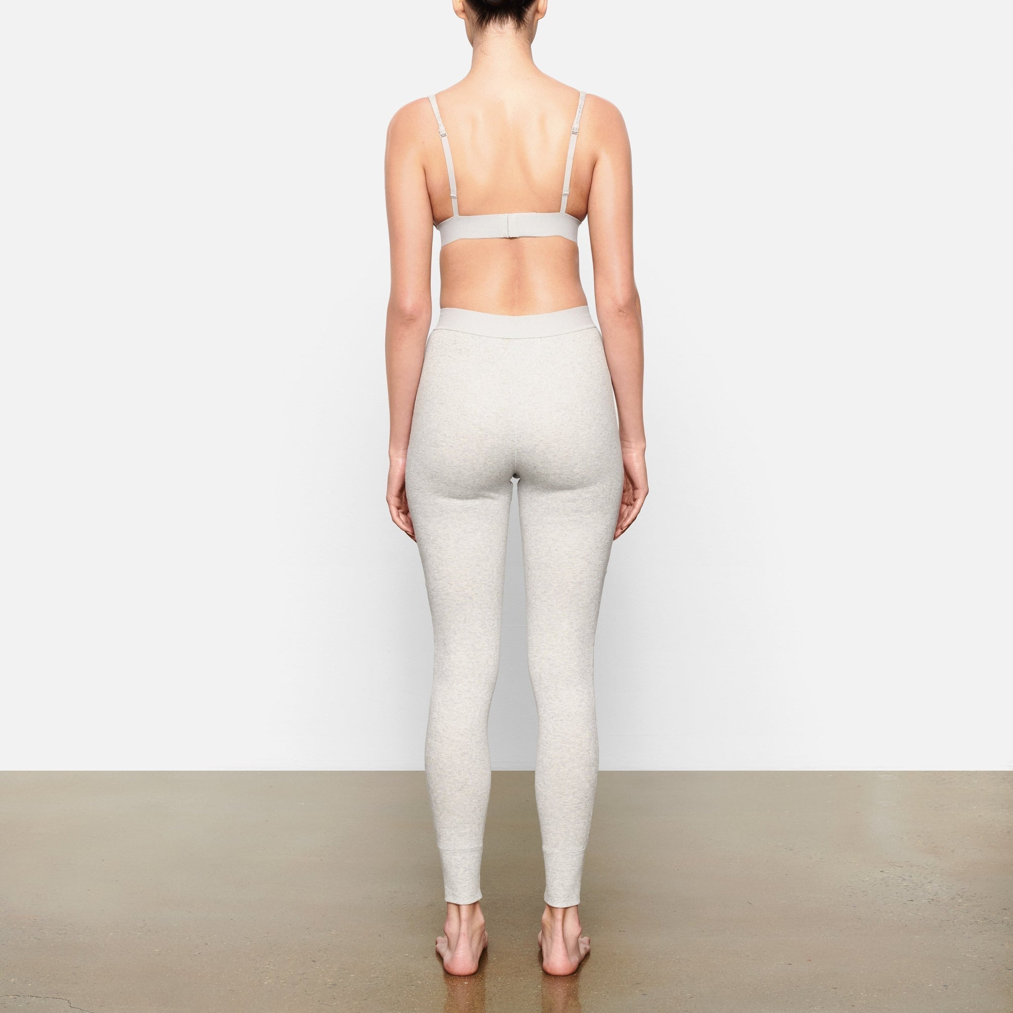 SKIMS COTTON RIB LEGGING | LIGHT HEATHER GREY - Sneaker Türkiye