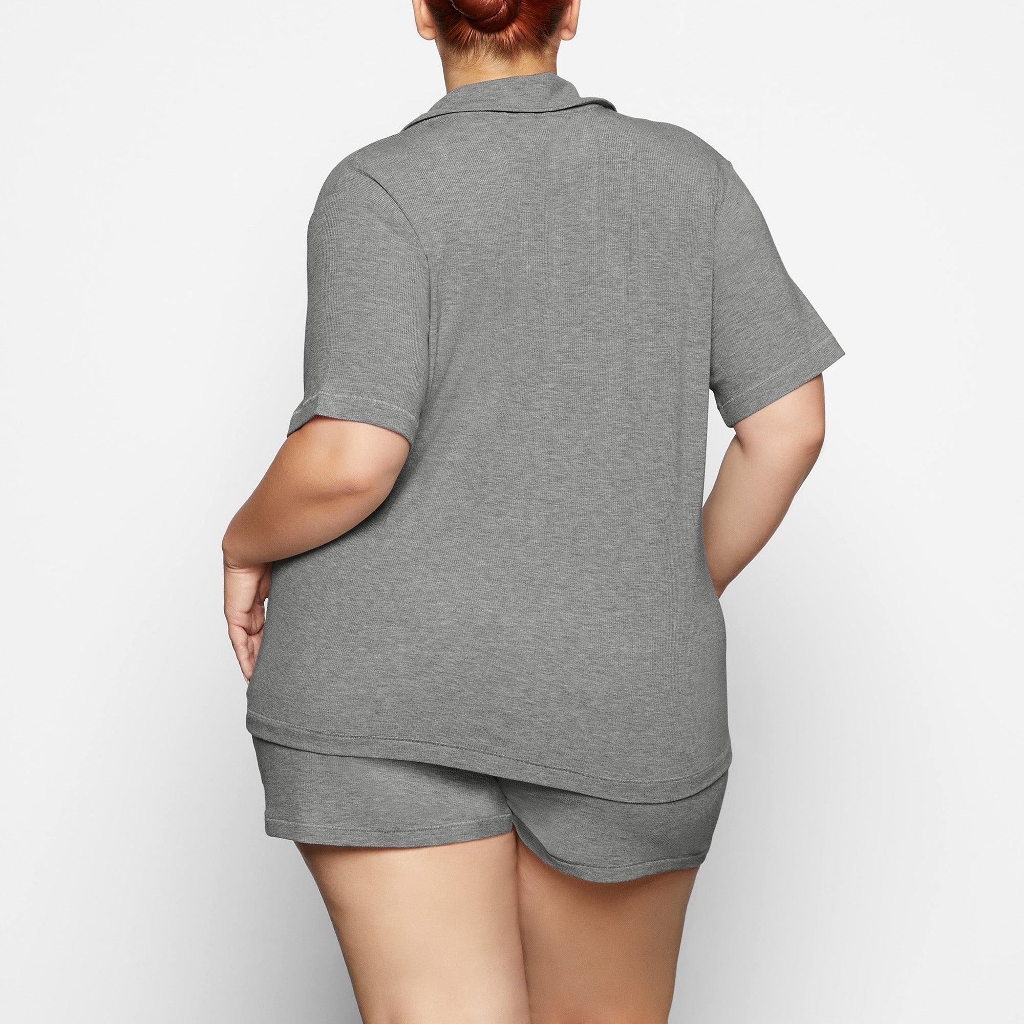 SKIMS SOFT LOUNGE SHORT SLEEP SET | HEATHER GREY - Sneaker Türkiye