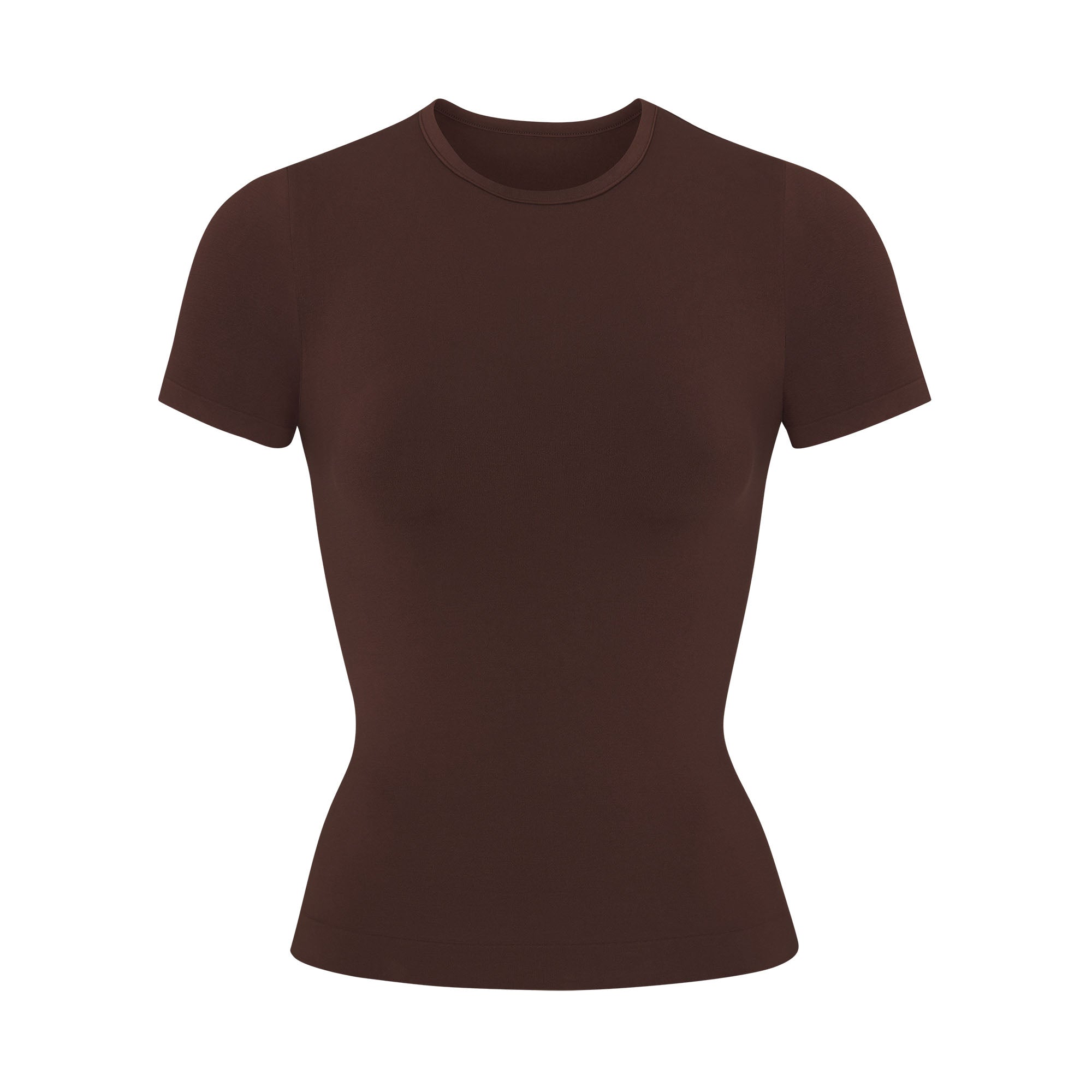 SKIMS SOFT SMOOTHING SEAMLESS T-SHIRT | COCOA - Sneaker Türkiye