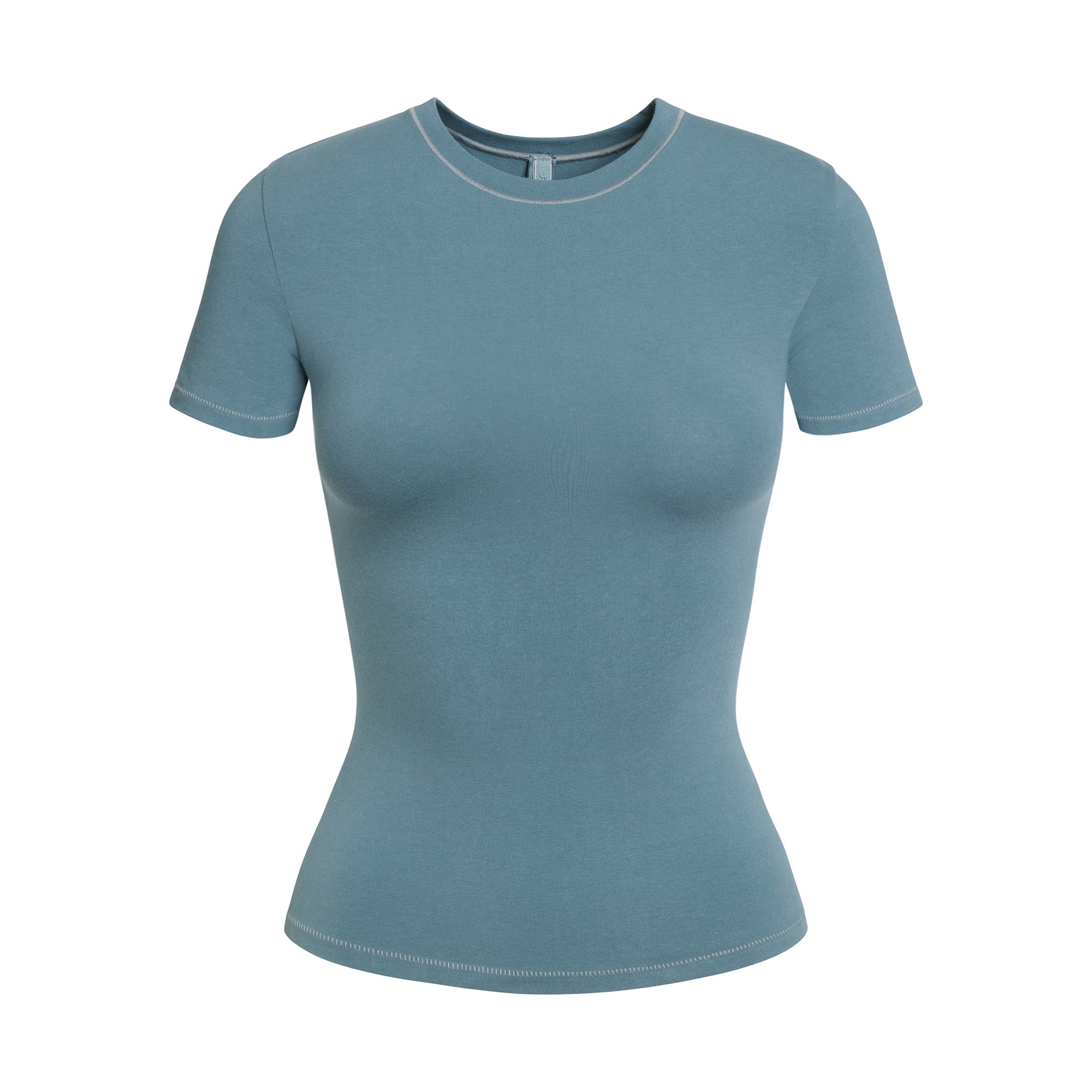 SKIMS COTTON JERSEY T-SHIRT | KYANITE - Sneaker Türkiye