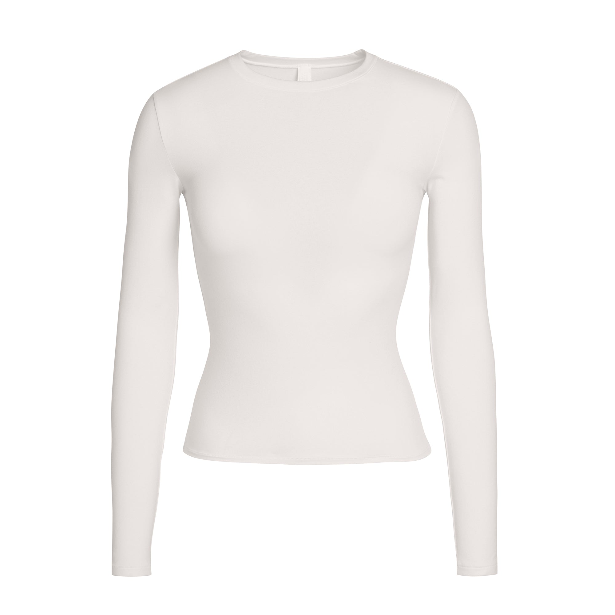 SKIMS COTTON JERSEY LONG SLEEVE T-SHIRT | MARBLE - Sneaker Türkiye