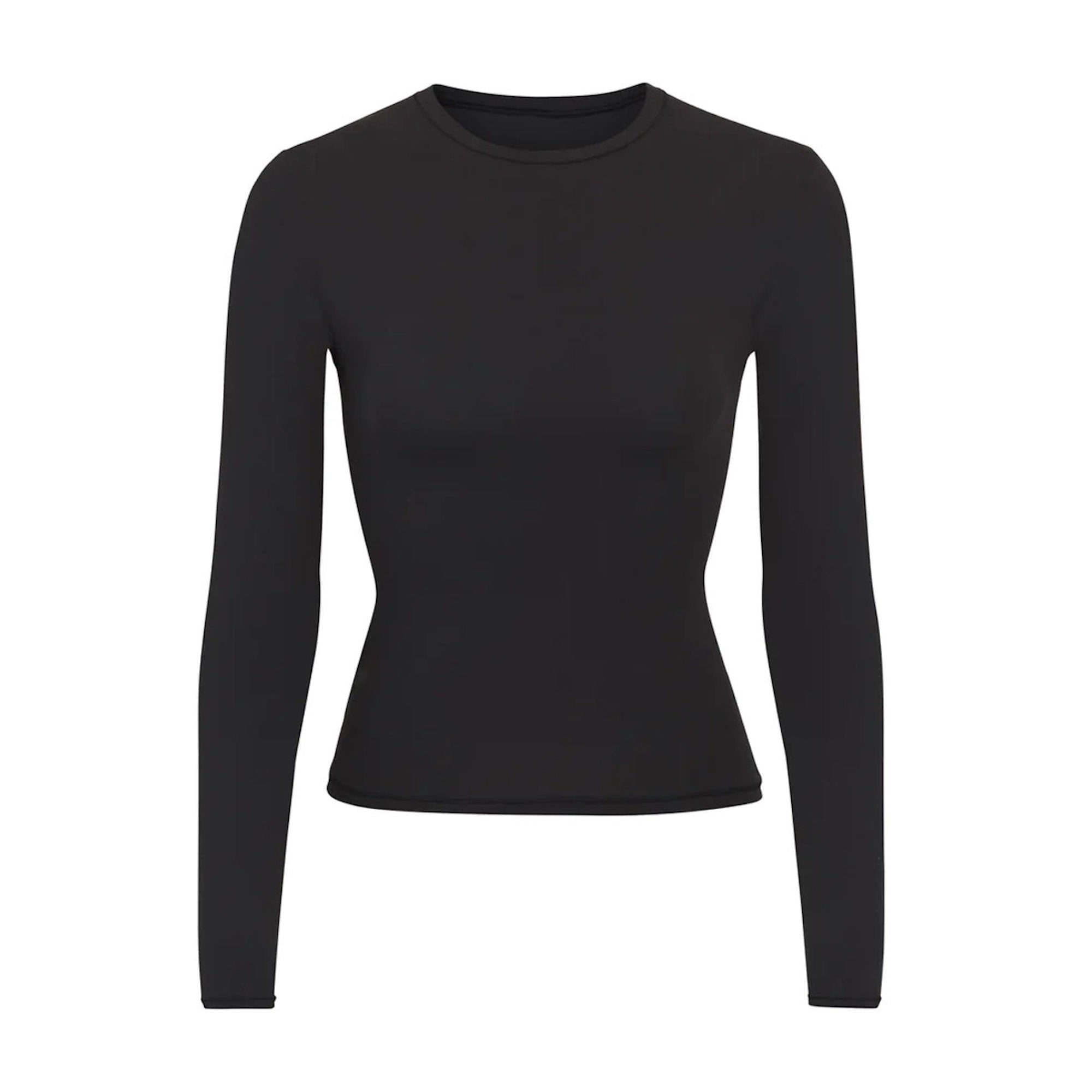 SKIMS FITS EVERYBODY LONG SLEEVE T-SHIRT | ONYX - Sneaker Türkiye