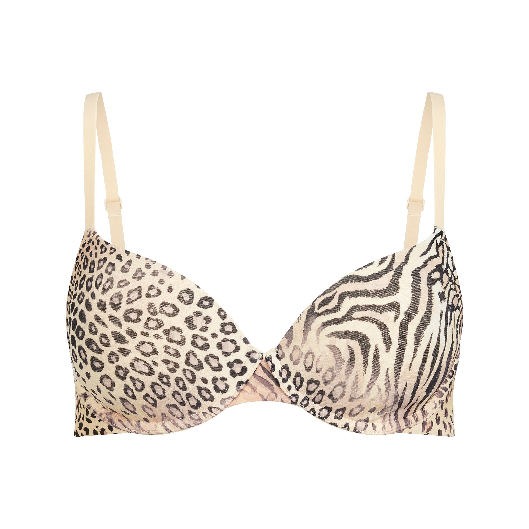 SKIMS FITS EVERYBODY T-SHIRT BRA | SAND MULTI ANIMAL - Sneaker Türkiye