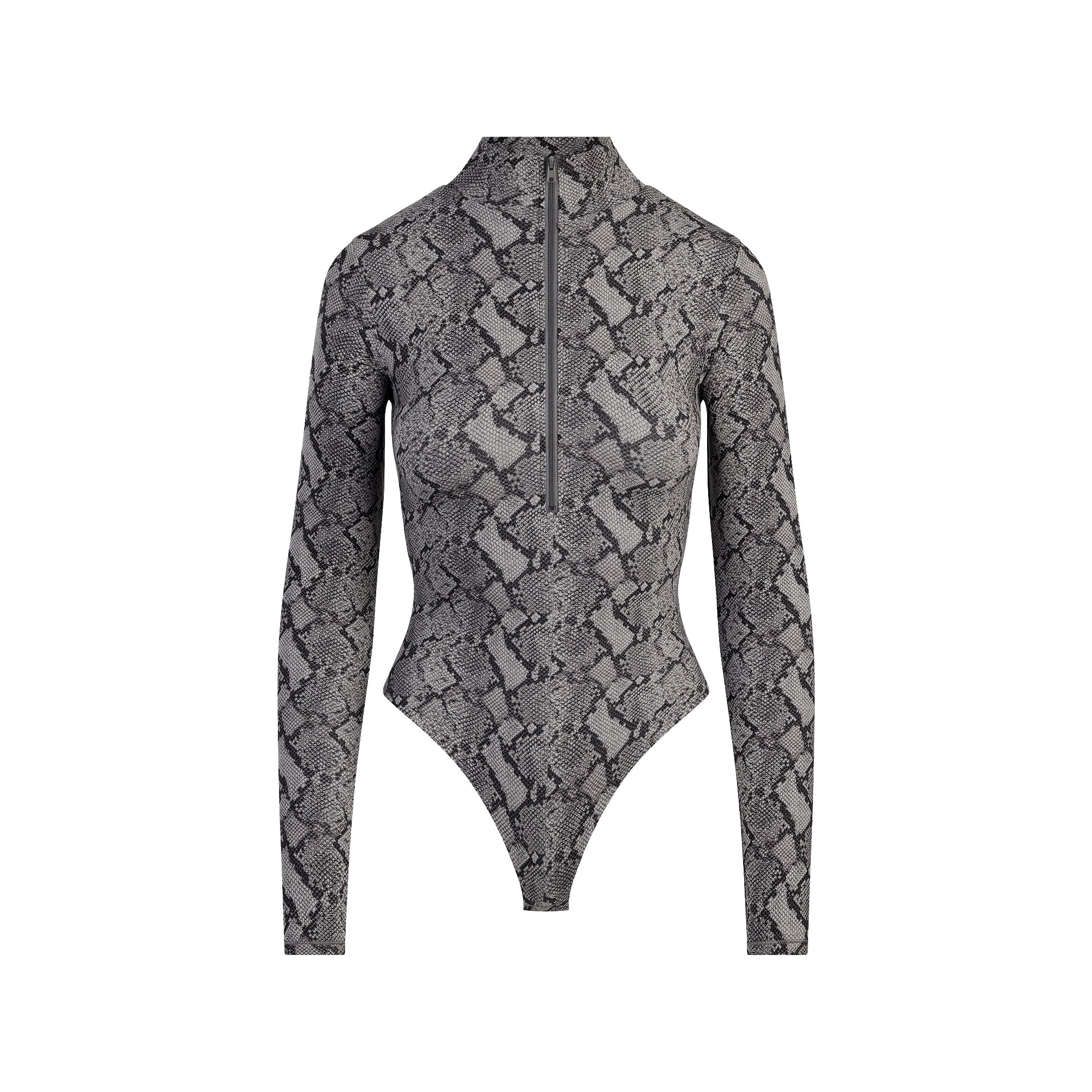 SKIMS FITS EVERYBODY ZIP FRONT BODYSUIT | SHADOW SNAKE PRINT - Sneaker Türkiye