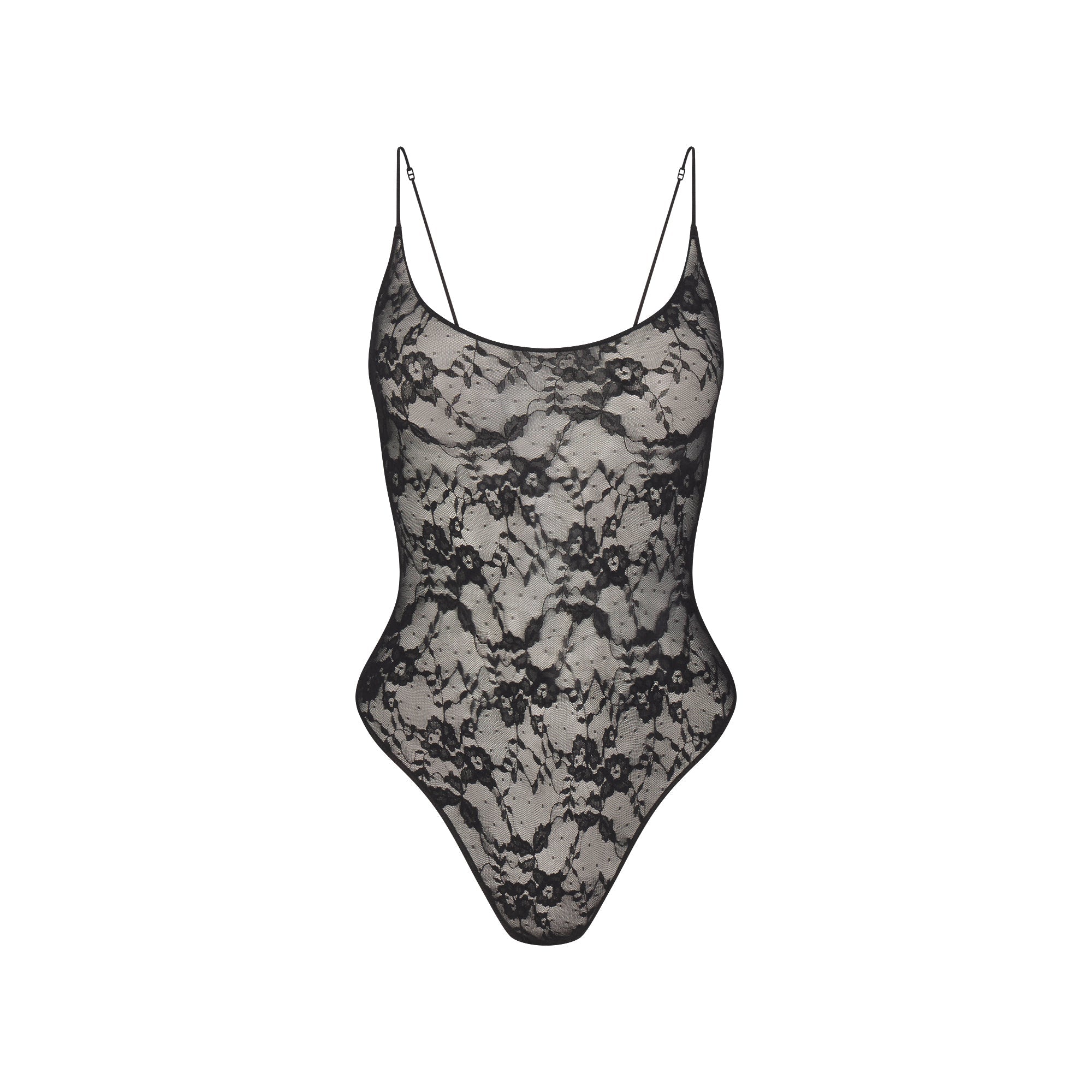 SKIMS STRETCH LACE SCOOP NECK BODYSUIT | SOOT - Sneaker Türkiye