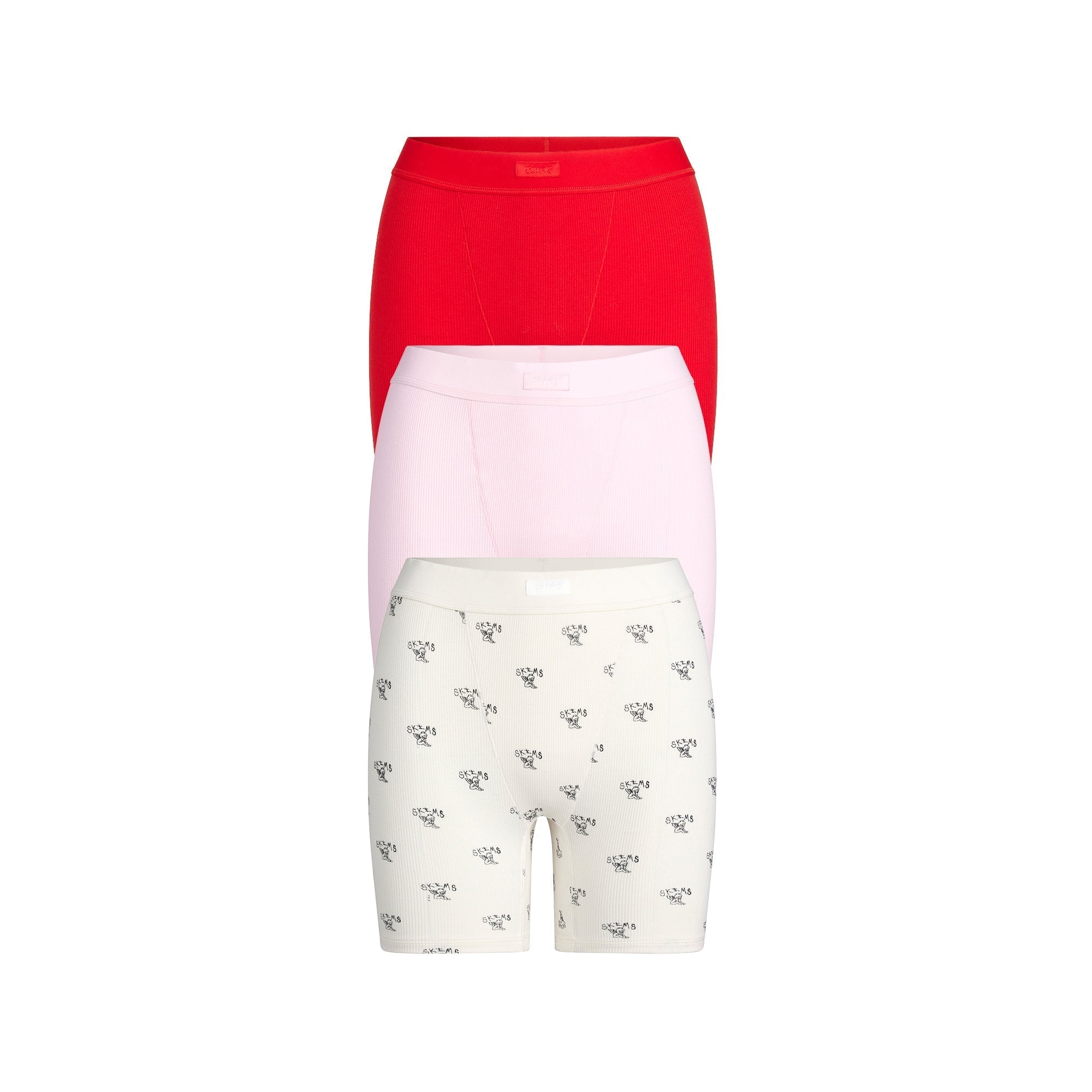 COTTON RIB BOXER 3-PACK | SKIMS ANGEL MULTI - Sneaker Türkiye