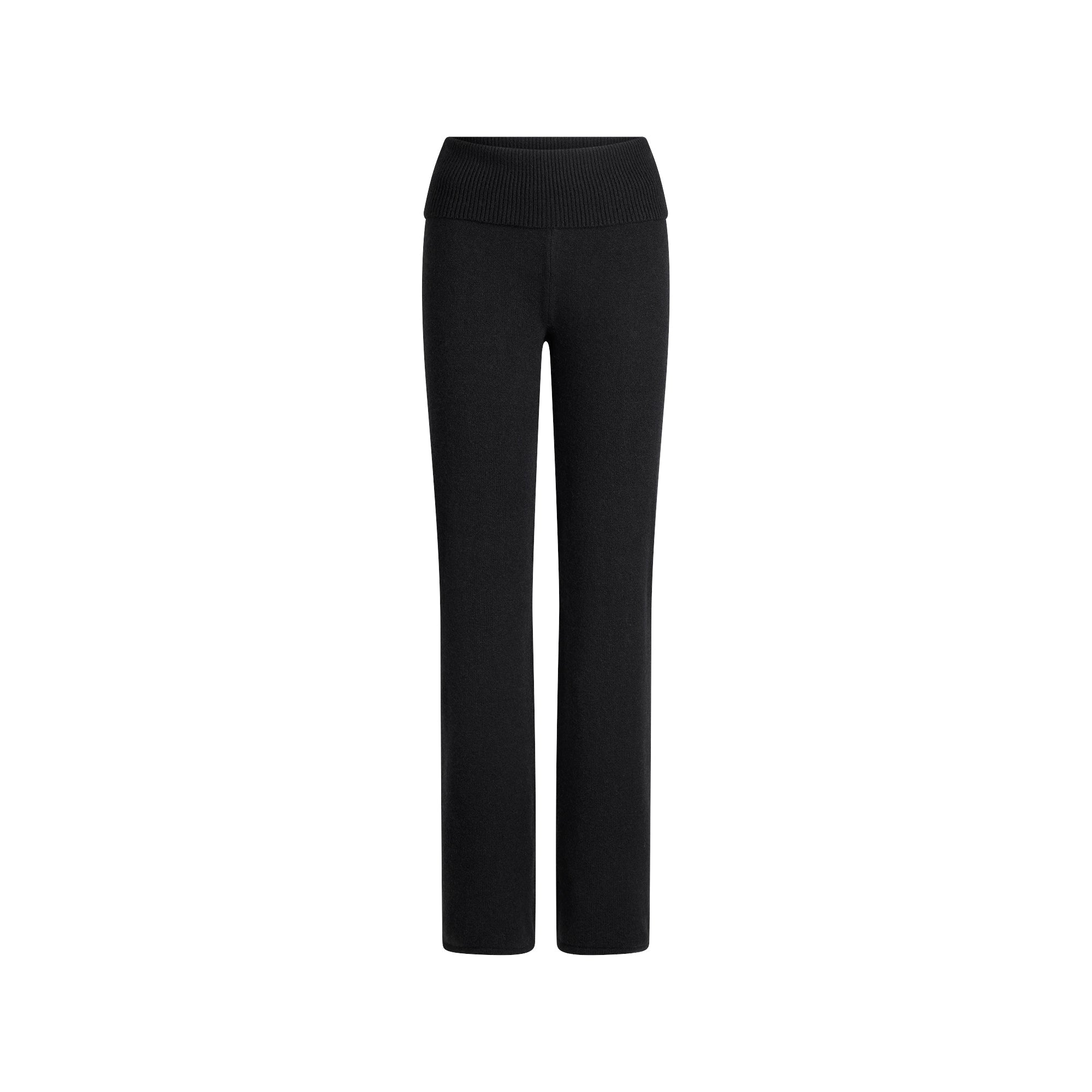 SKIMS WOOL CASHMERE FOLDOVER PANT | ONYX - Sneaker Türkiye