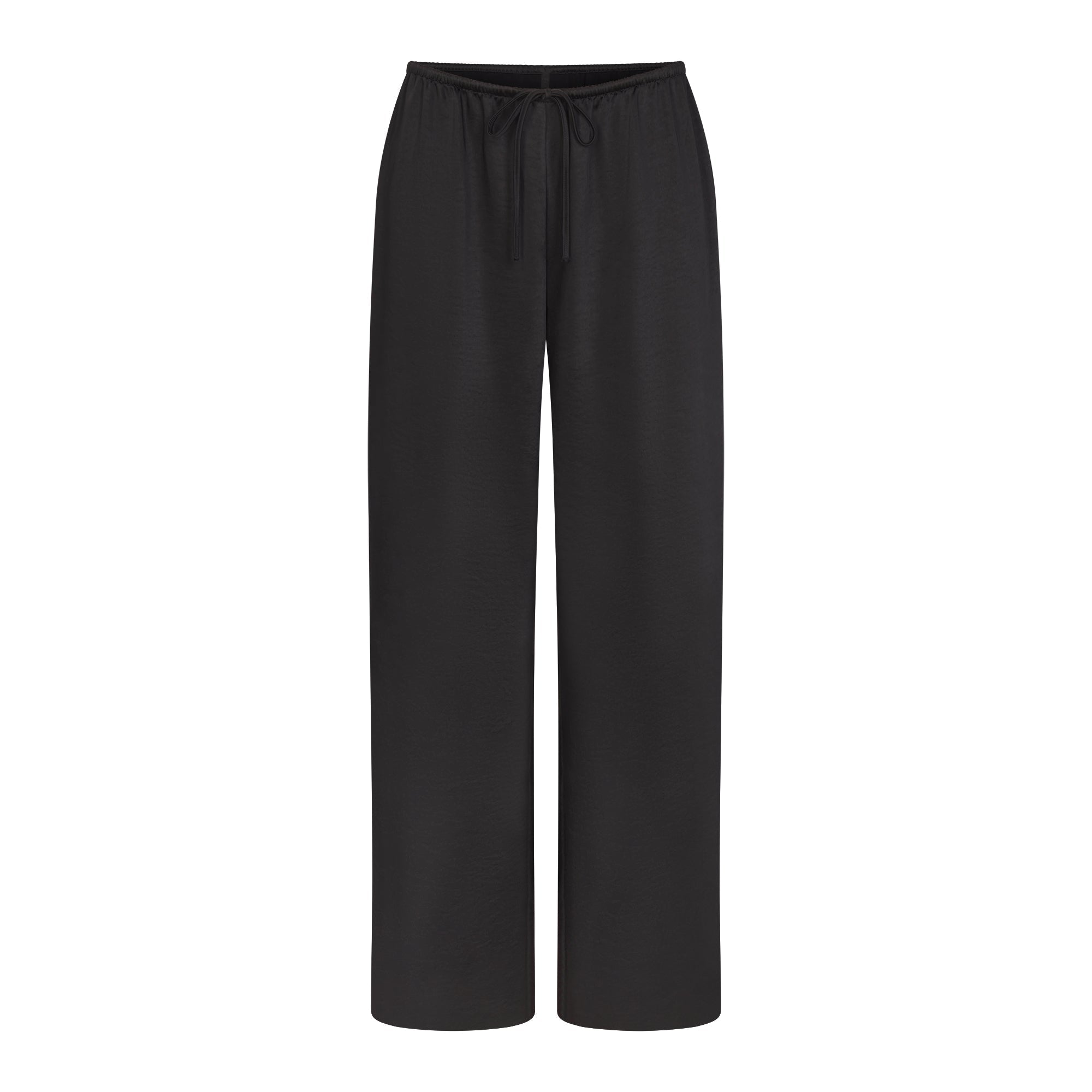 SKIMS LIGHTWEIGHT SATIN STRAIGHT LEG PANT | OBSIDIAN - Sneaker Türkiye