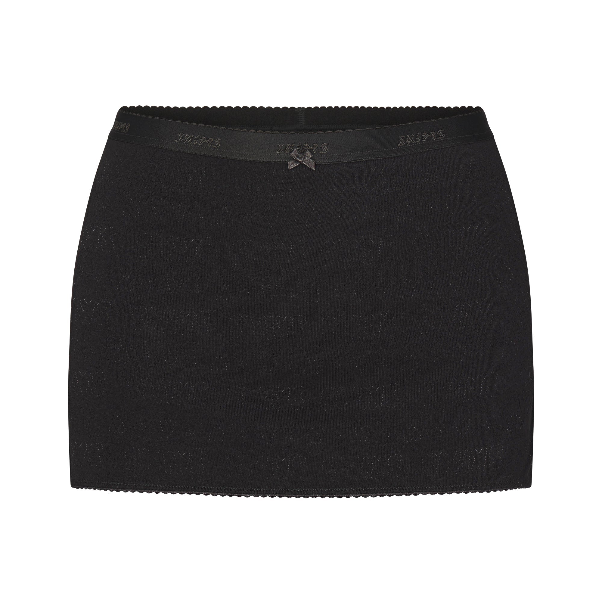 SKIMS LOGO POINTELLE MICRO SKORT | SOOT - Sneaker Türkiye