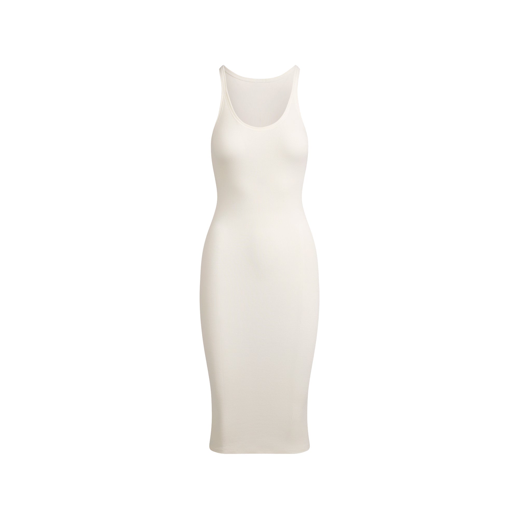 SKIMS COTTON RIB TANK MIDI DRESS | MARBLE - Sneaker Türkiye