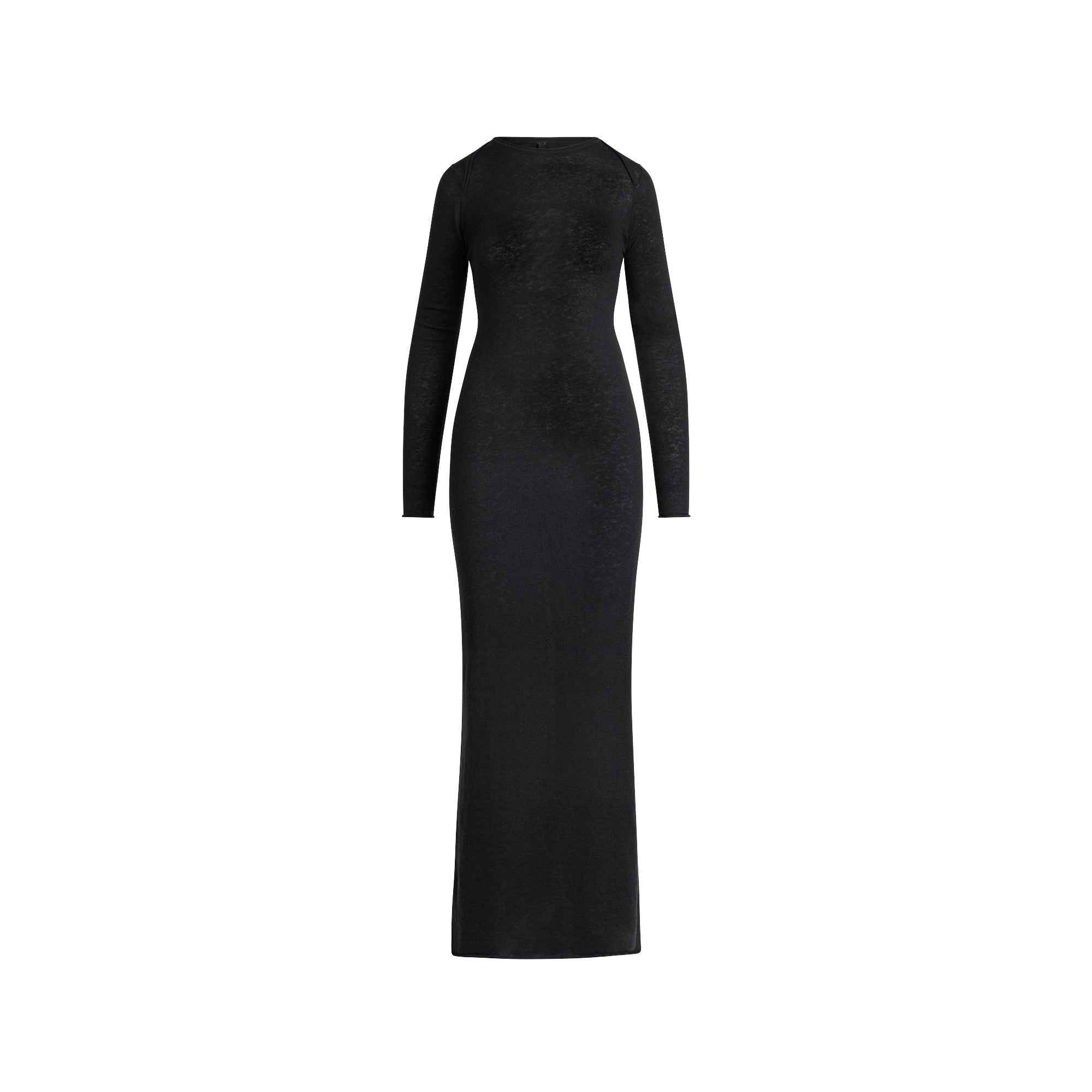 SKIMS FEATHERWEIGHT CASHMERE LONG DRESS | ONYX - Sneaker Türkiye