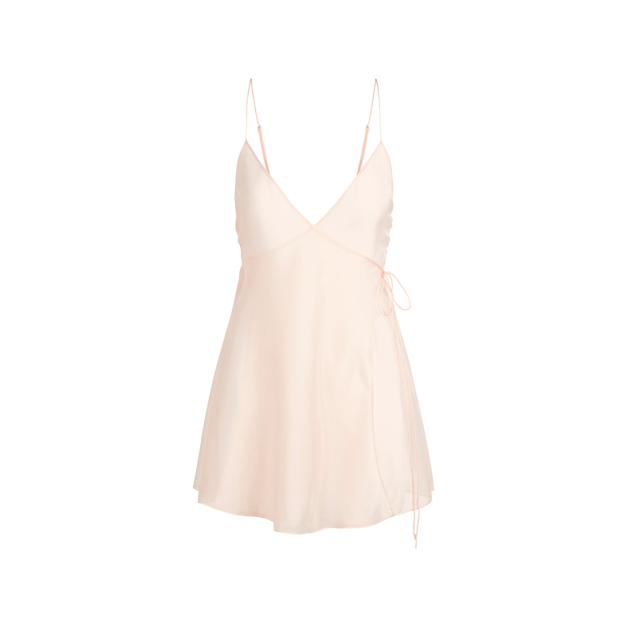 SKIMS ROMANCE WRAP MINI SLIP DRESS | PRIMROSE - Sneaker Türkiye