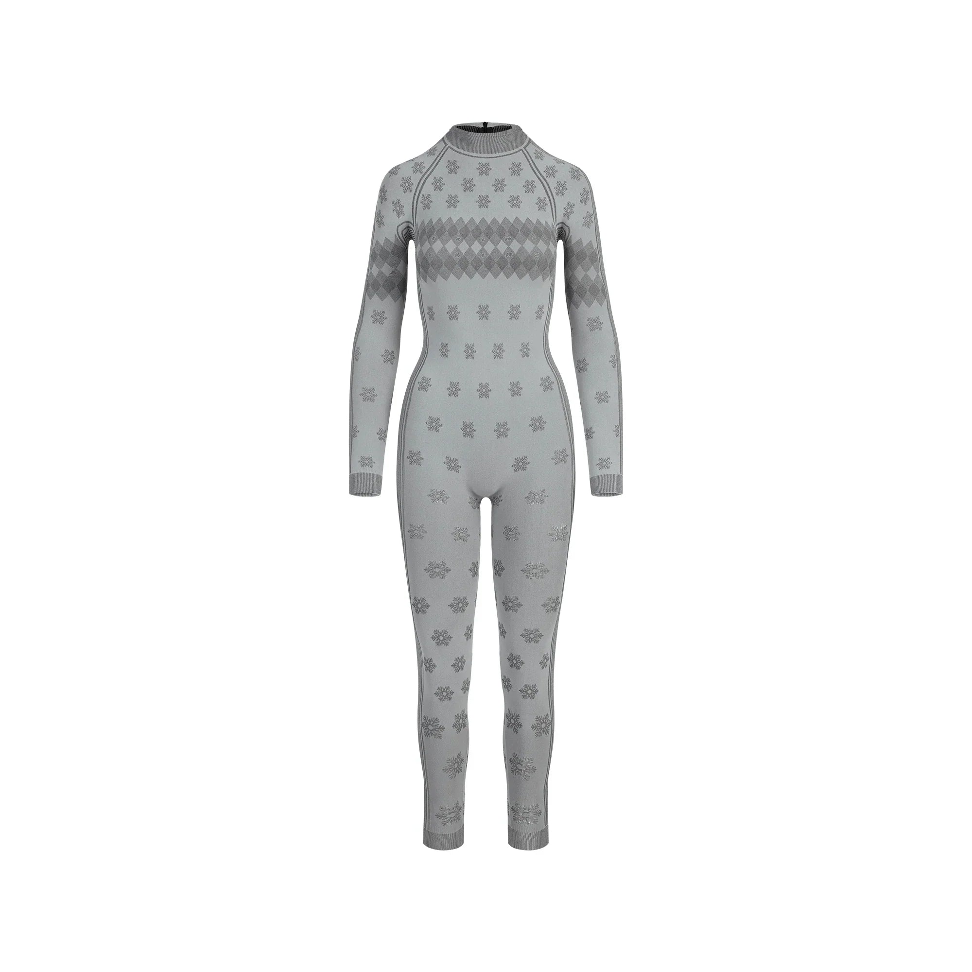 SKIMS FIRST LAYERS TURTLENECK CATSUIT | MIRROR WINTER FAIR ISLE - Sneaker Türkiye