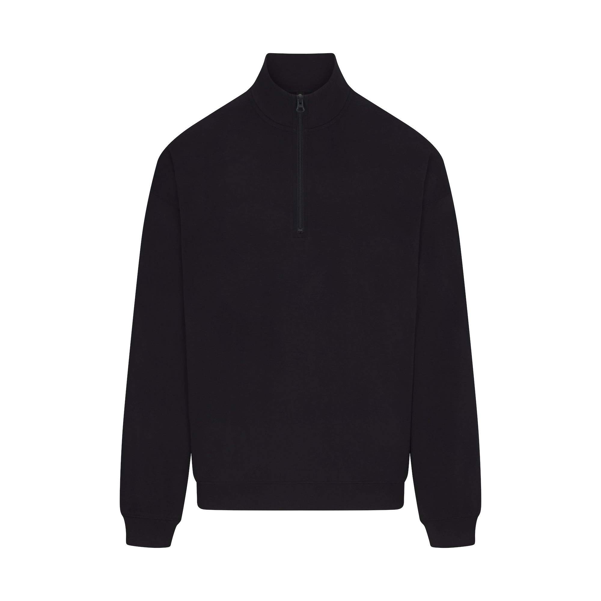 SKIMS JERSEY LOUNGE MENS RELAXED QUARTER ZIP PULLOVER | OBSIDIAN - Sneaker Türkiye