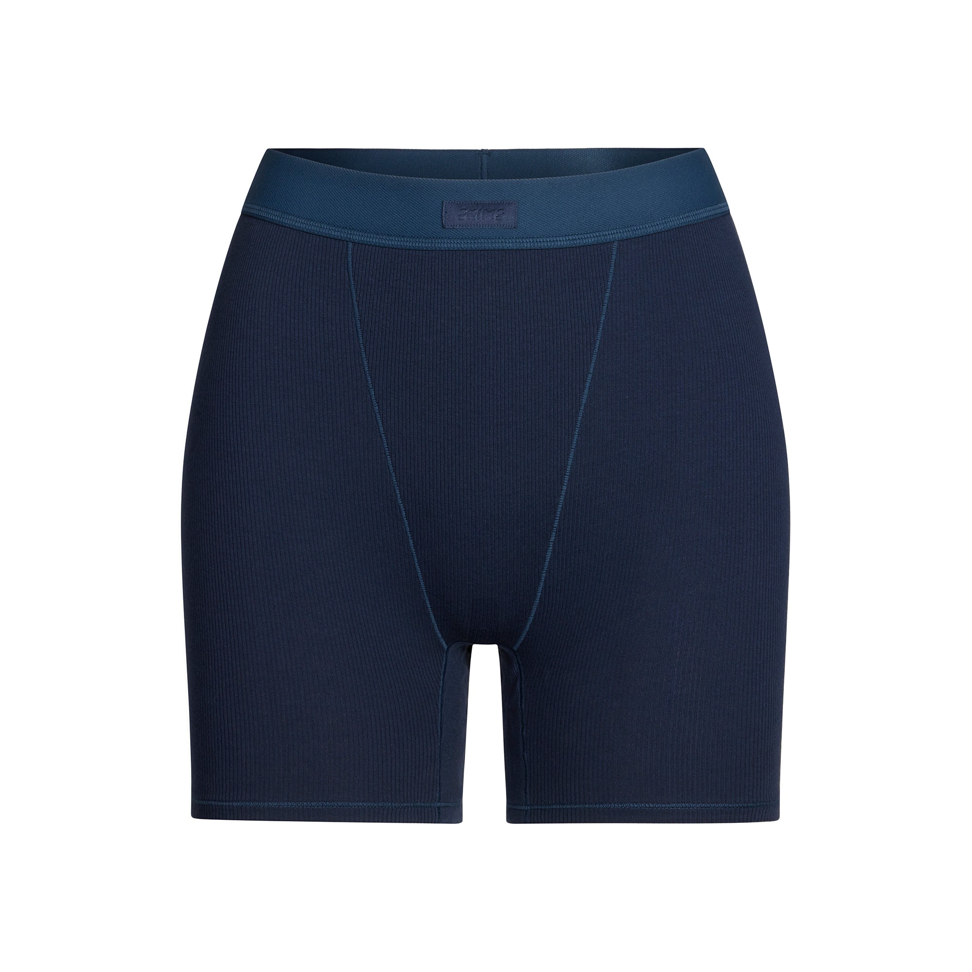 SKIMS COTTON RIB BOXER | NAVY - Sneaker Türkiye