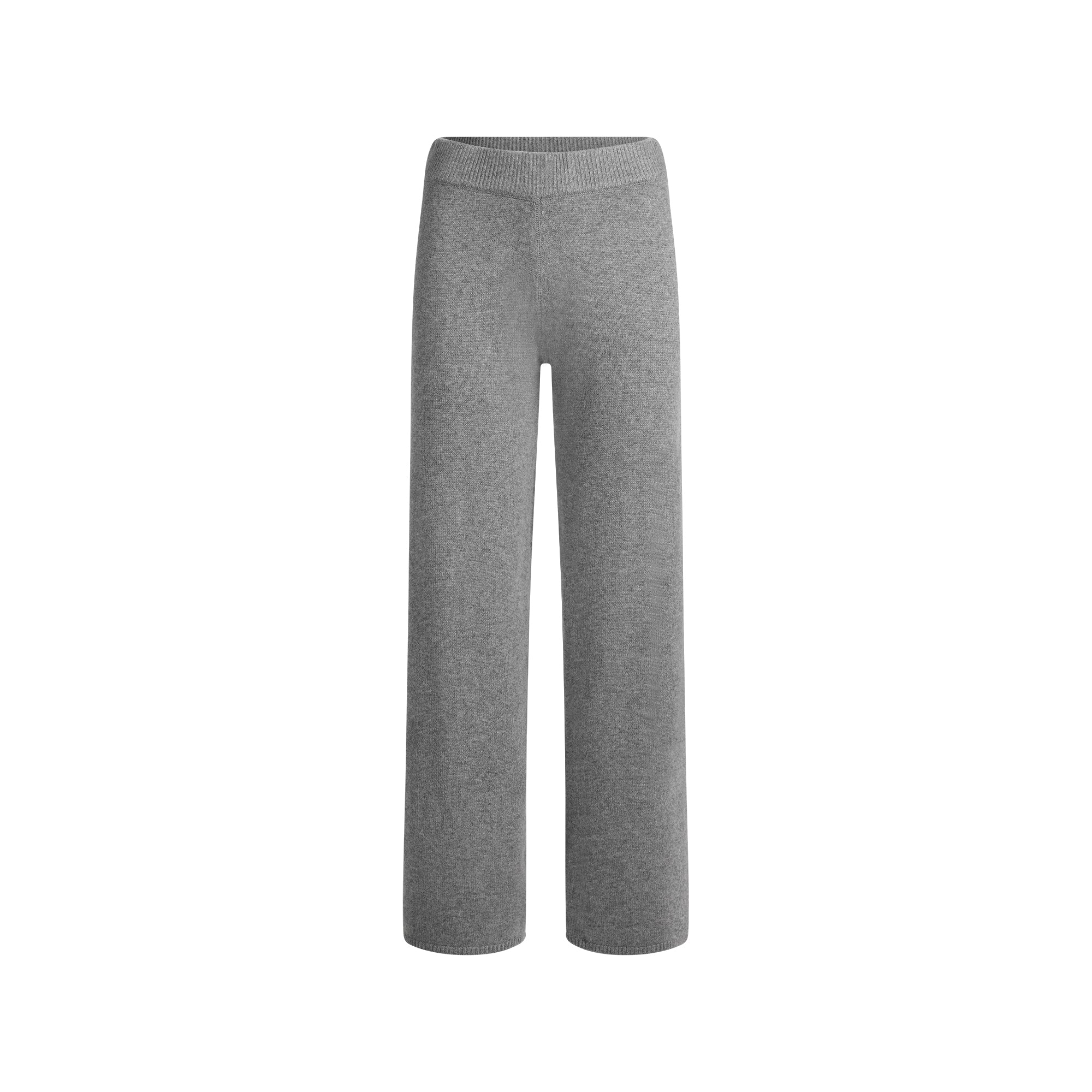 SKIMS CASHMERE WIDE LEG PANT | DARK HEATHER GREY - Sneaker Türkiye