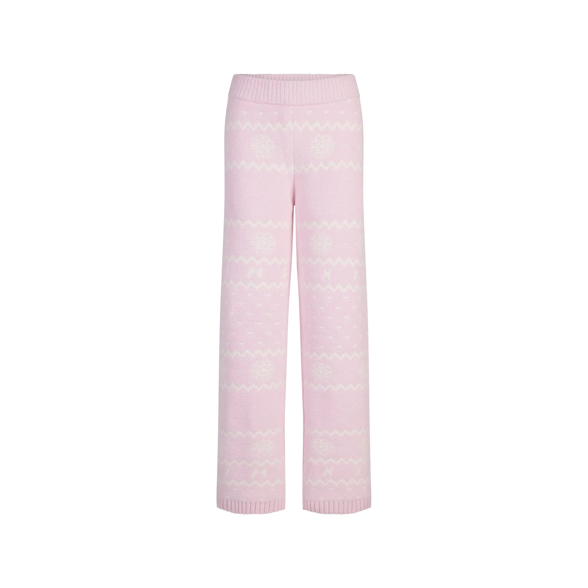 SKIMS COZY LIGHT PANT | BABY PINK HEART FAIR ISLE - Sneaker Türkiye