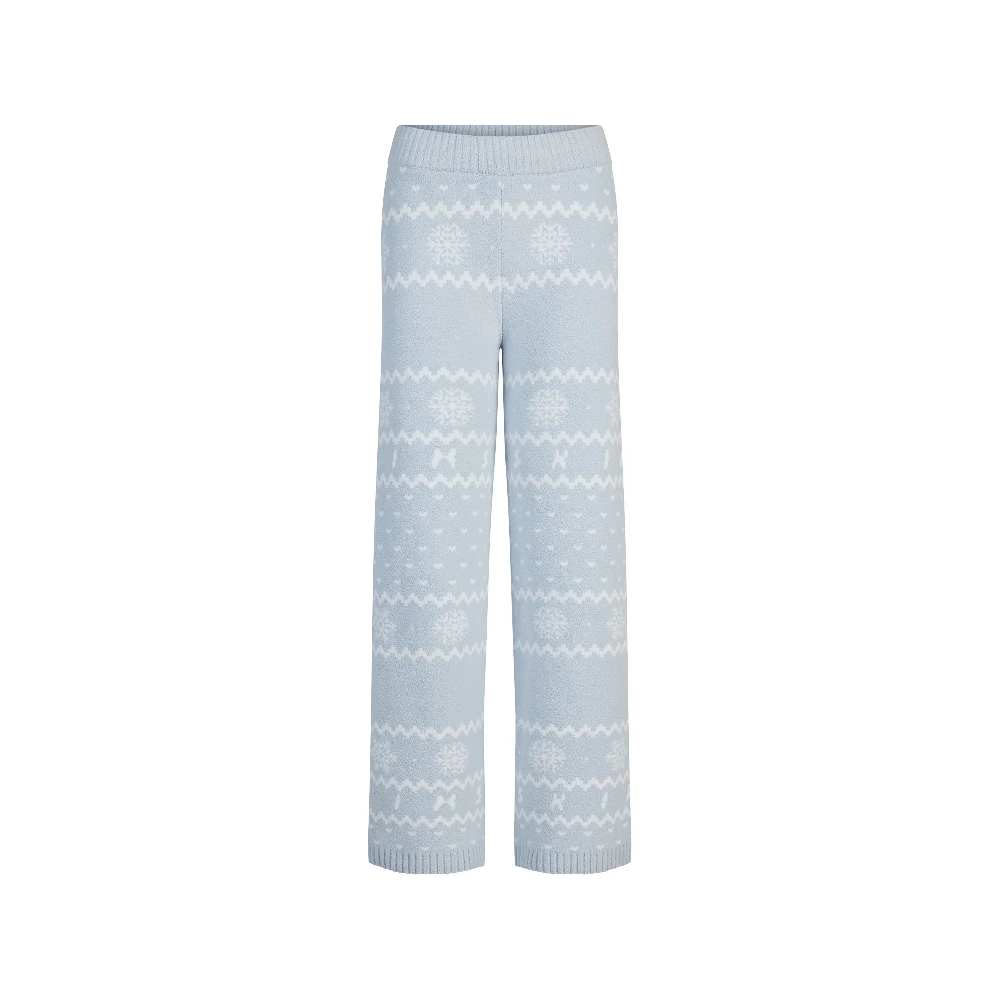 SKIMS COZY LIGHT PANT | ZEN BLUE HEART FAIR ISLE - Sneaker Türkiye