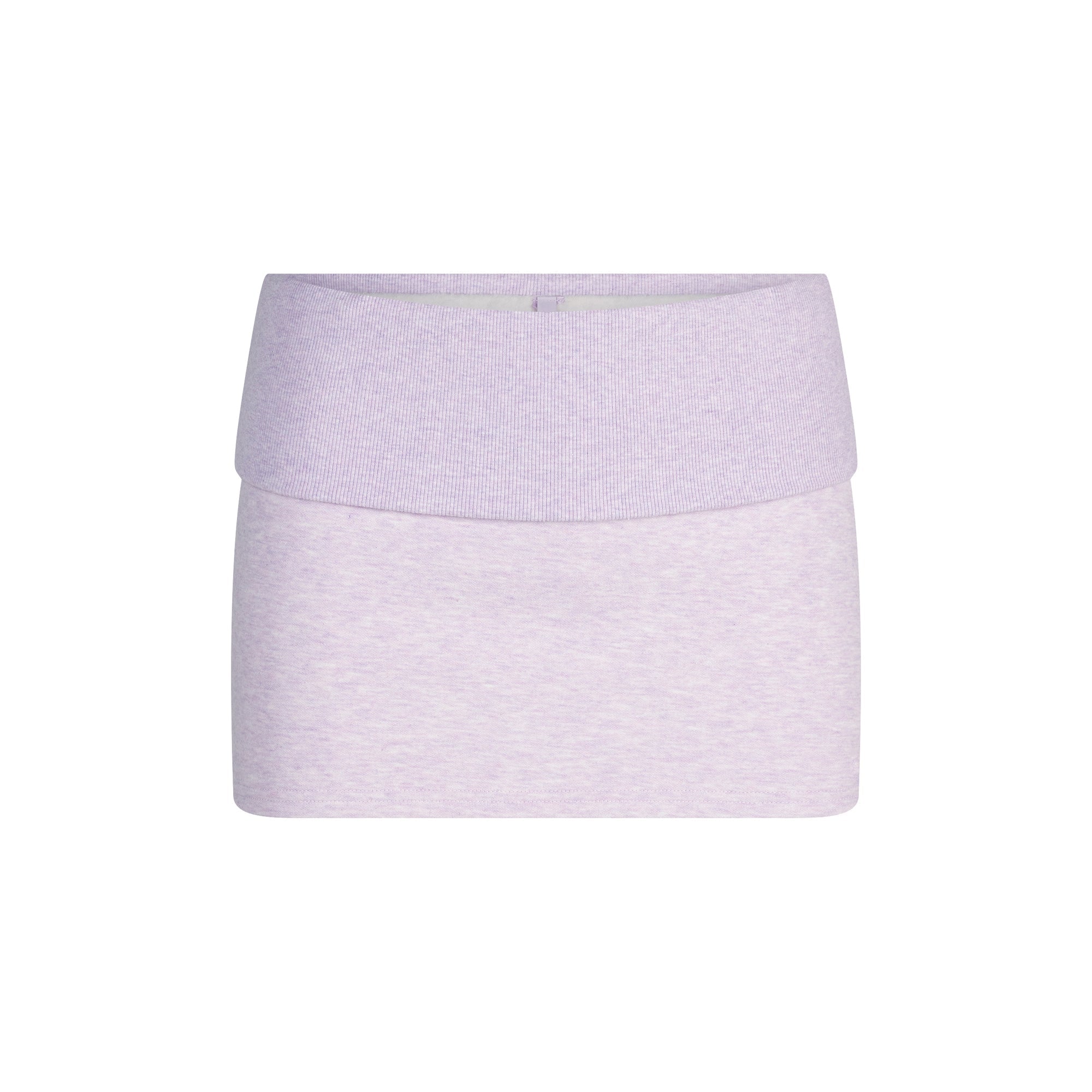 SKIMS COTTON FLEECE FOLDOVER MINI SKIRT | PURPLE HEATHER - Sneaker Türkiye