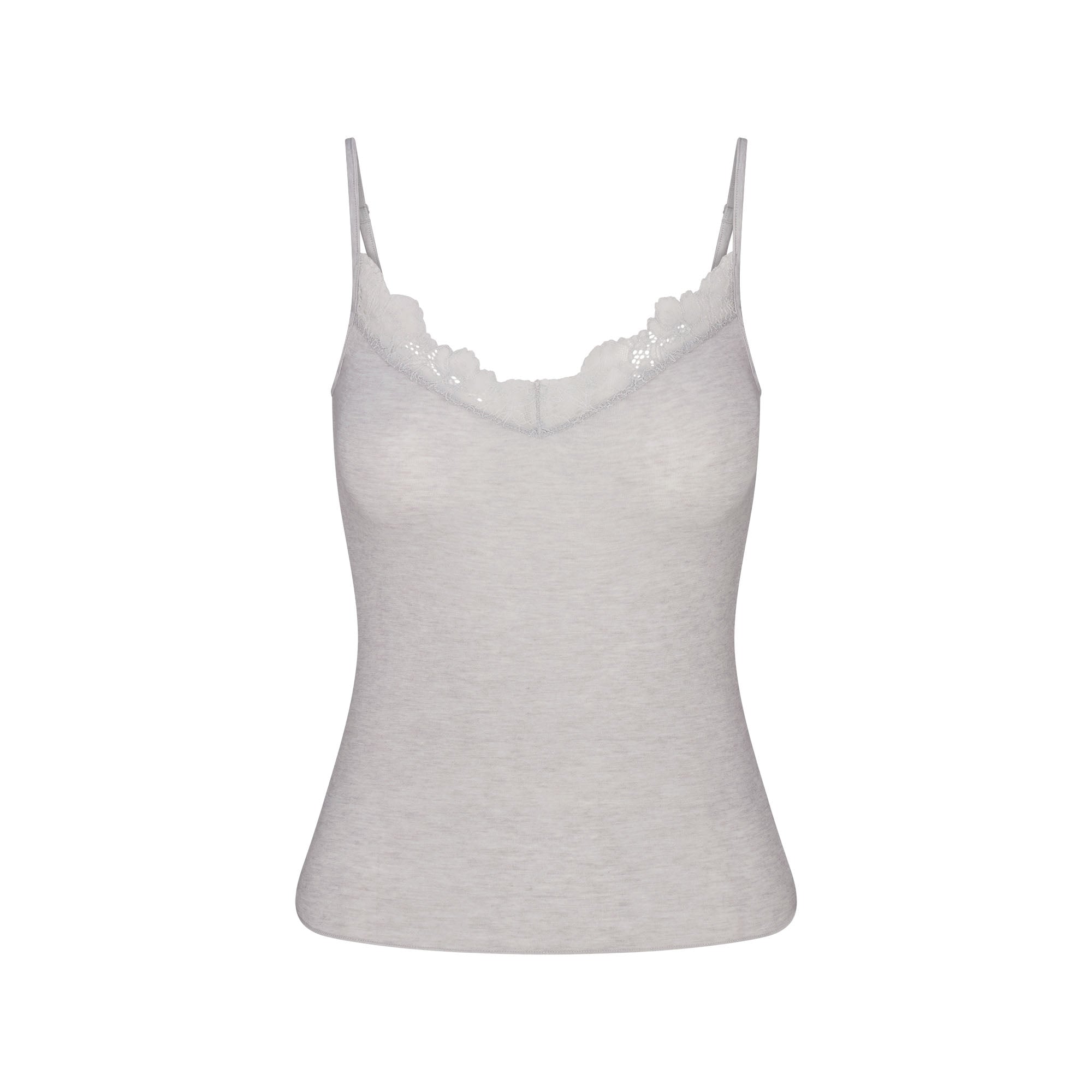 SKIMS SHEER MODAL LACE CAMI | HEATHER GREY - Sneaker Türkiye