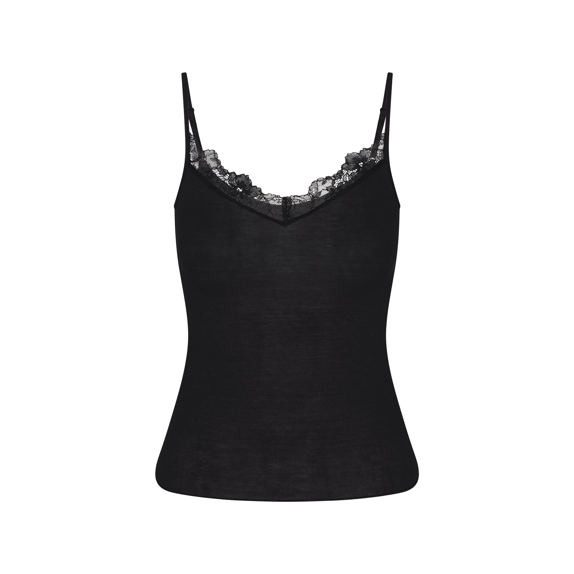 SKIMS SHEER MODAL LACE CAMI | ONYX - Sneaker Türkiye