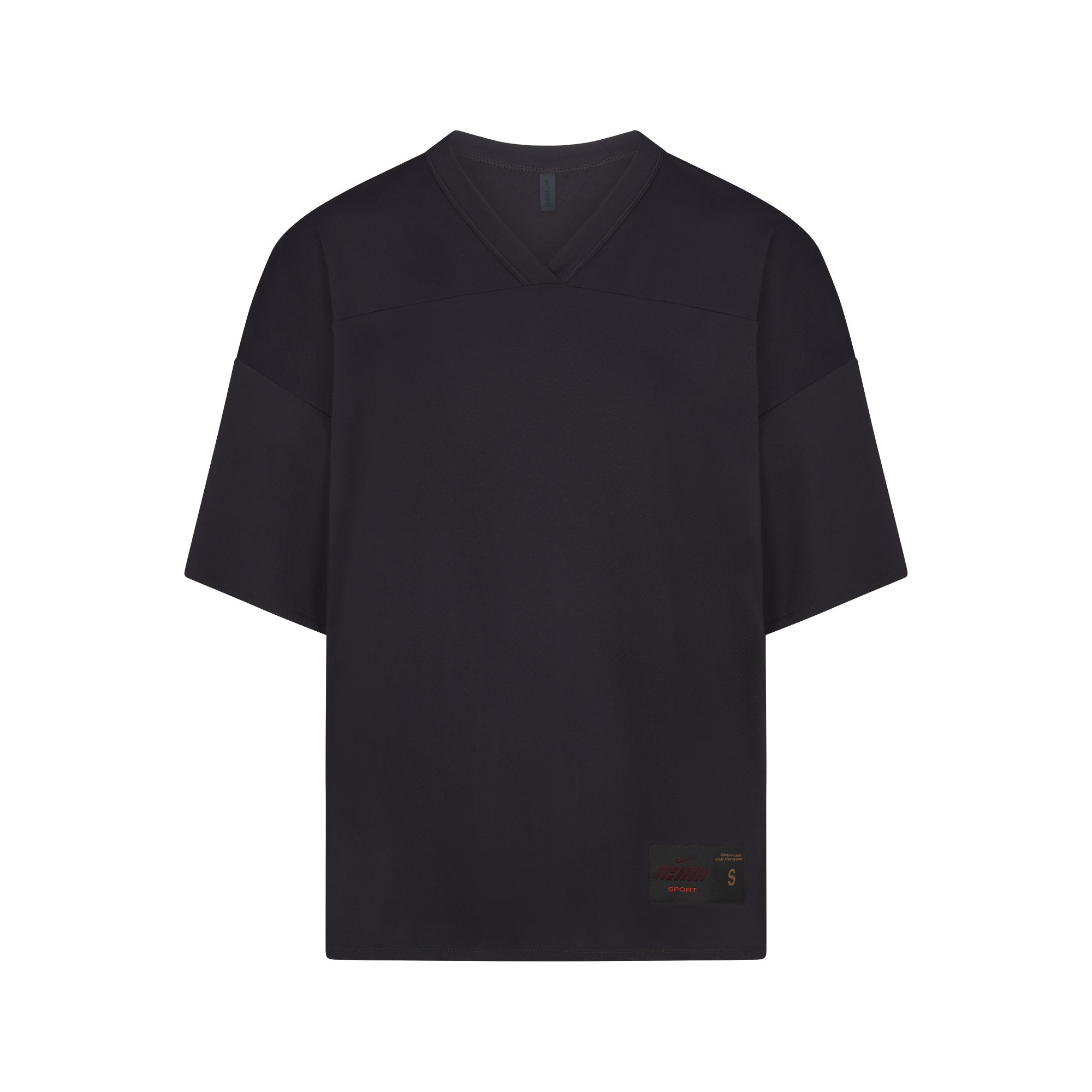 NikeSKIMS AIRY V-NECK OVERBedenD TOP | OBSIDIAN - Sneaker Türkiye