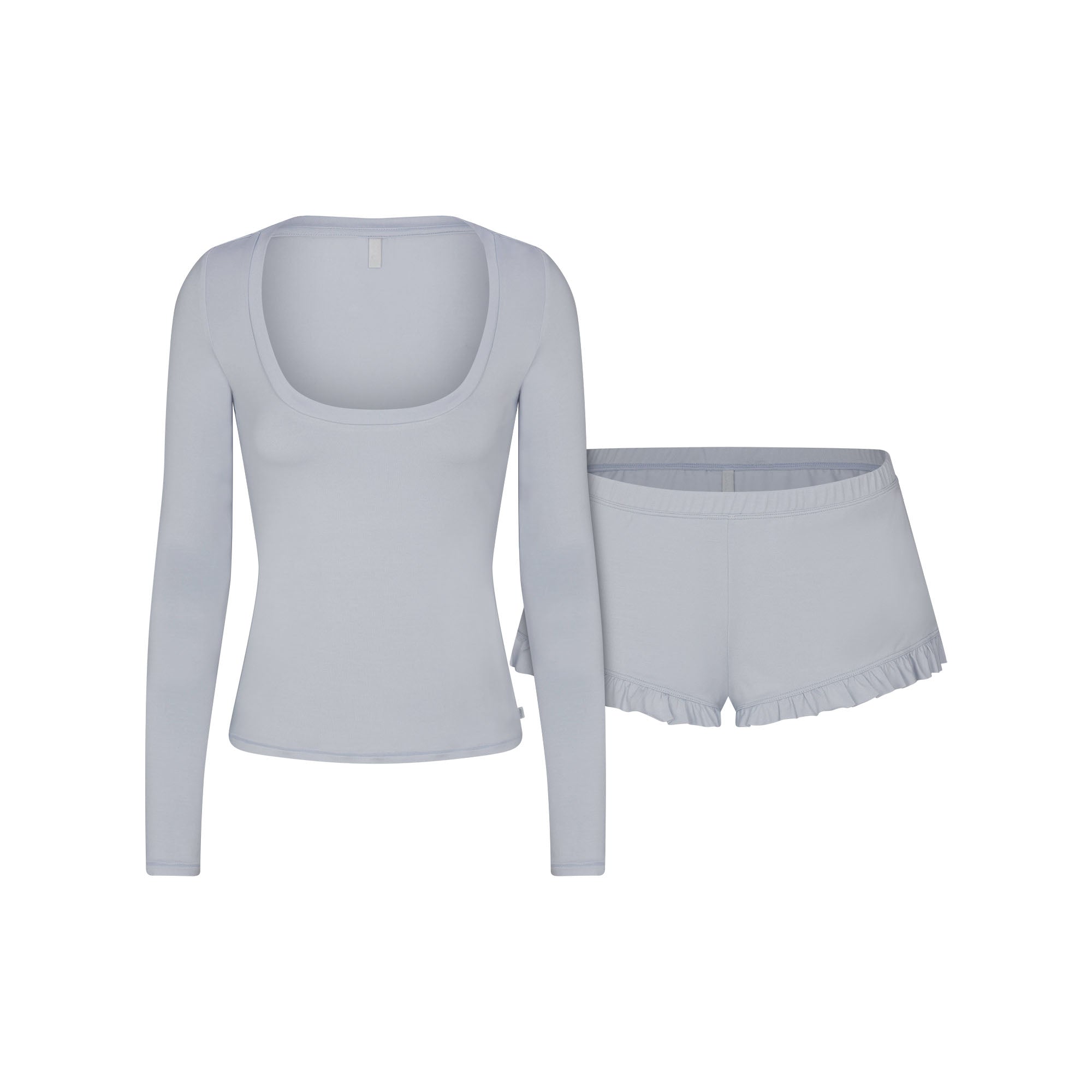 SKIMS SLEEP SCOOP NECK SLEEP SET | ZEN BLUE - Sneaker Türkiye