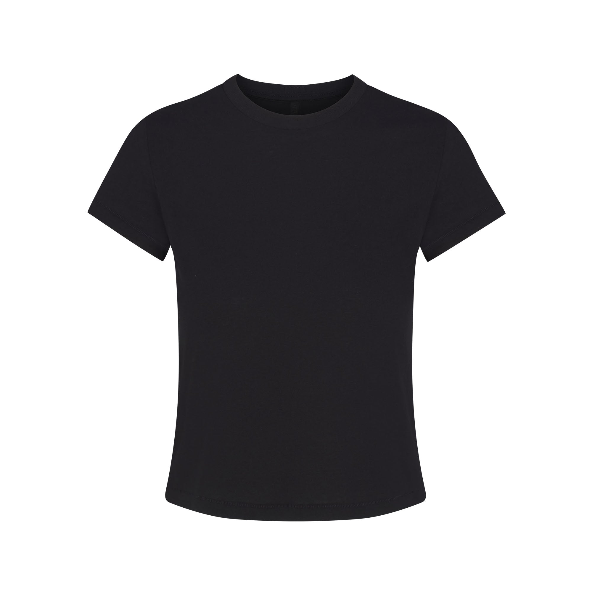SKIMS RELAXED TEES SHRUNKEN T-SHIRT | ONYX - Sneaker Türkiye