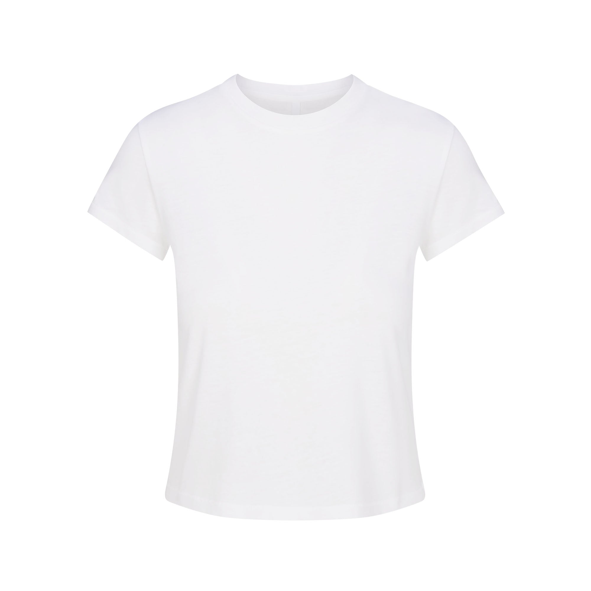 SKIMS RELAXED TEES SHRUNKEN T-SHIRT | SNOW - Sneaker Türkiye
