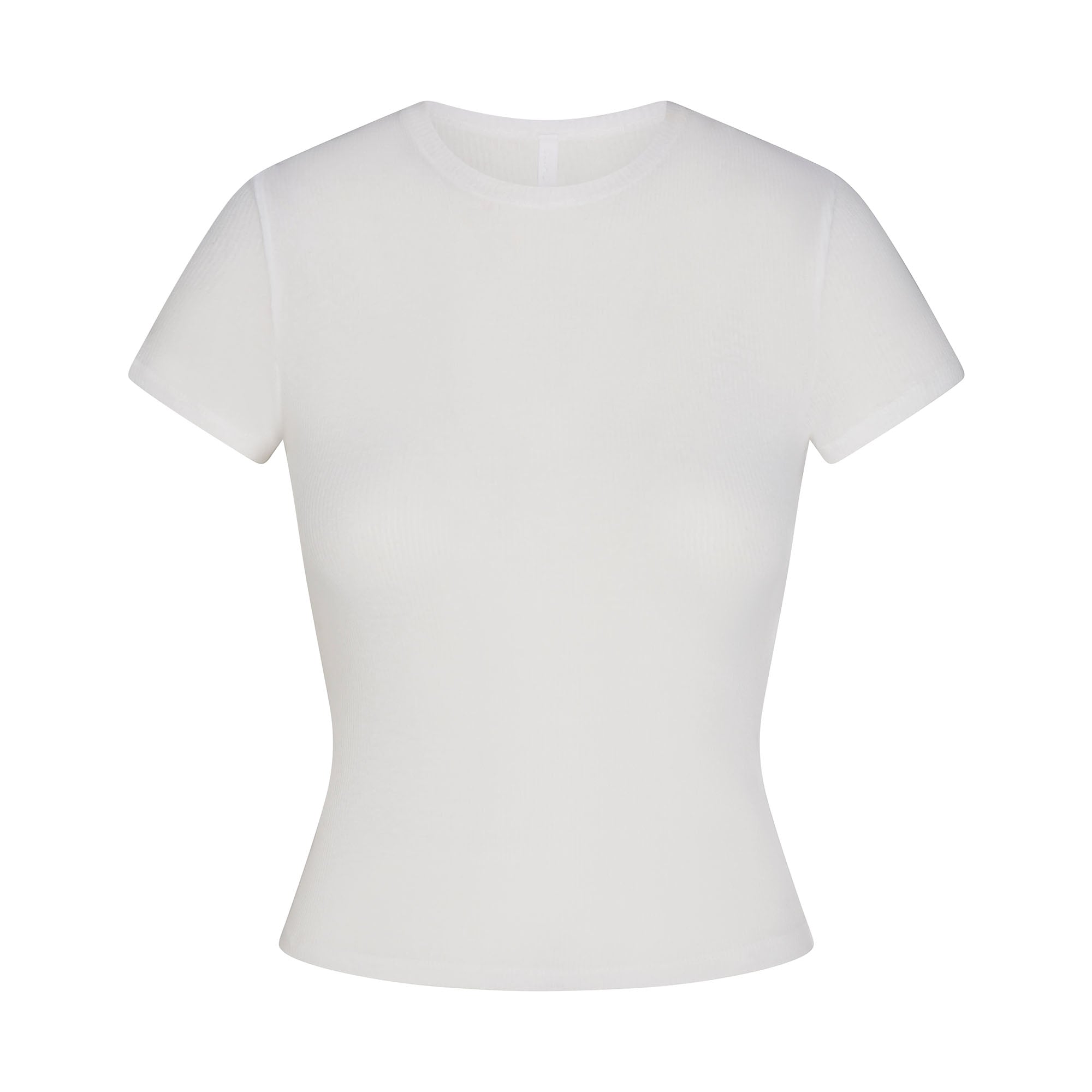 SKIMS SHEER RIB T-SHIRT | SNOW - Sneaker Türkiye
