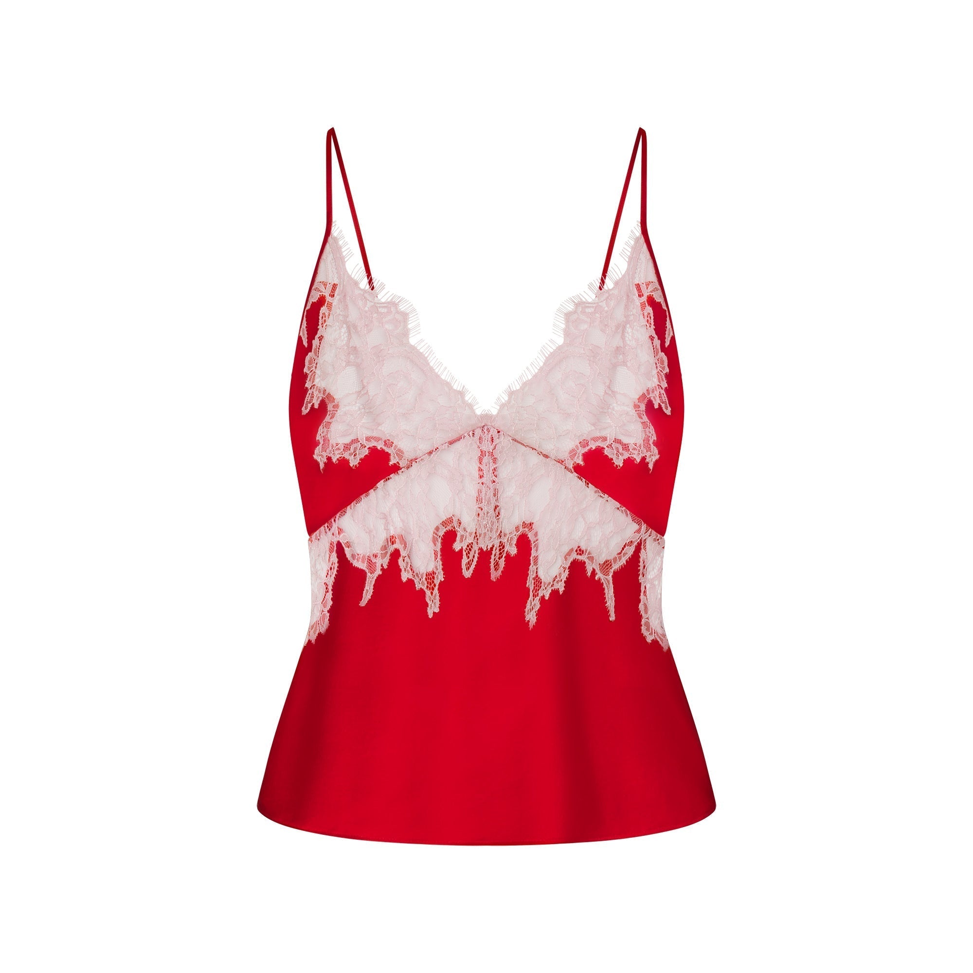SKIMS SILK LACE CAMI | RUBY CONTRAST - Sneaker Türkiye