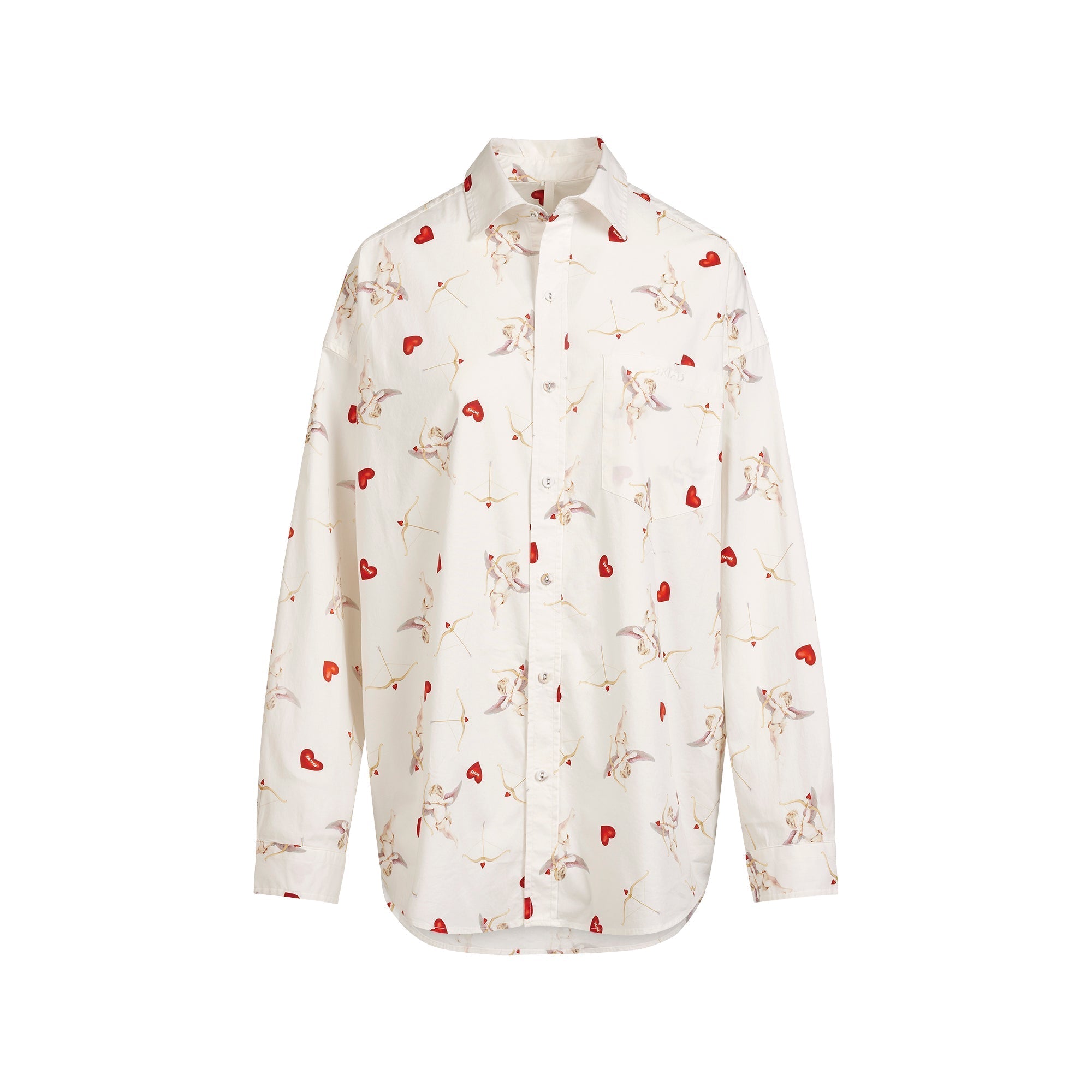 SKIMS COTTON POPLIN OVERBedenD SLEEP SET | MARBLE CHERUB PRINT - Sneaker Türkiye
