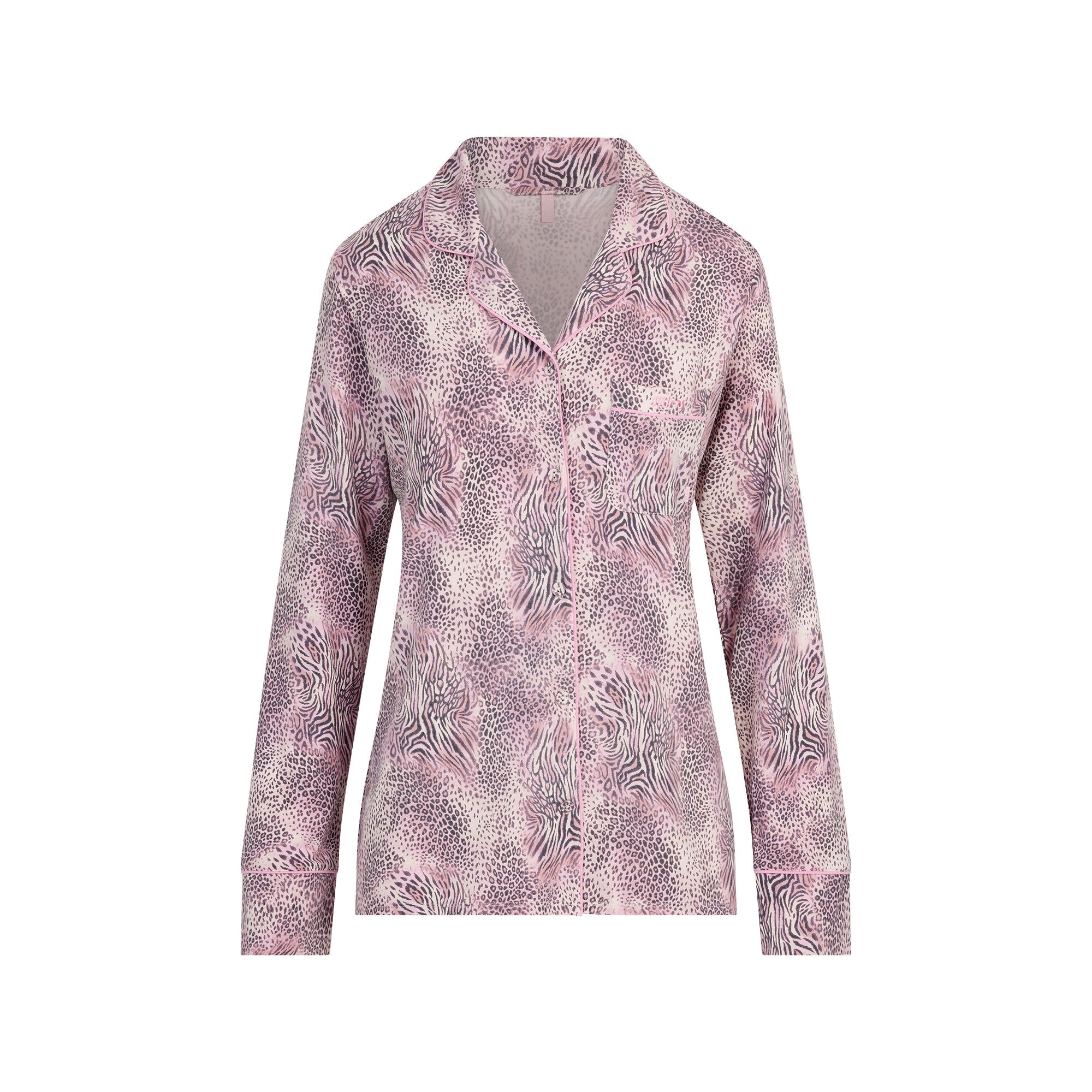 SKIMS SLEEP LONG SLEEVE BUTTON UP SET | BLOOM MINI MULTI ANIMAL - Sneaker Türkiye